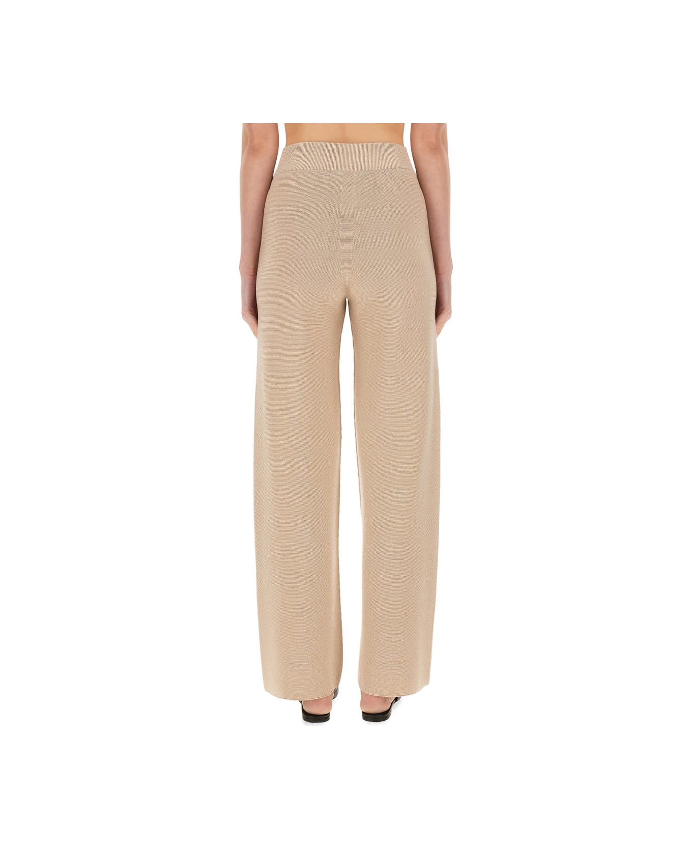 Fabiana Filippi Organic Cotton And Lurex Pants - BEIGE