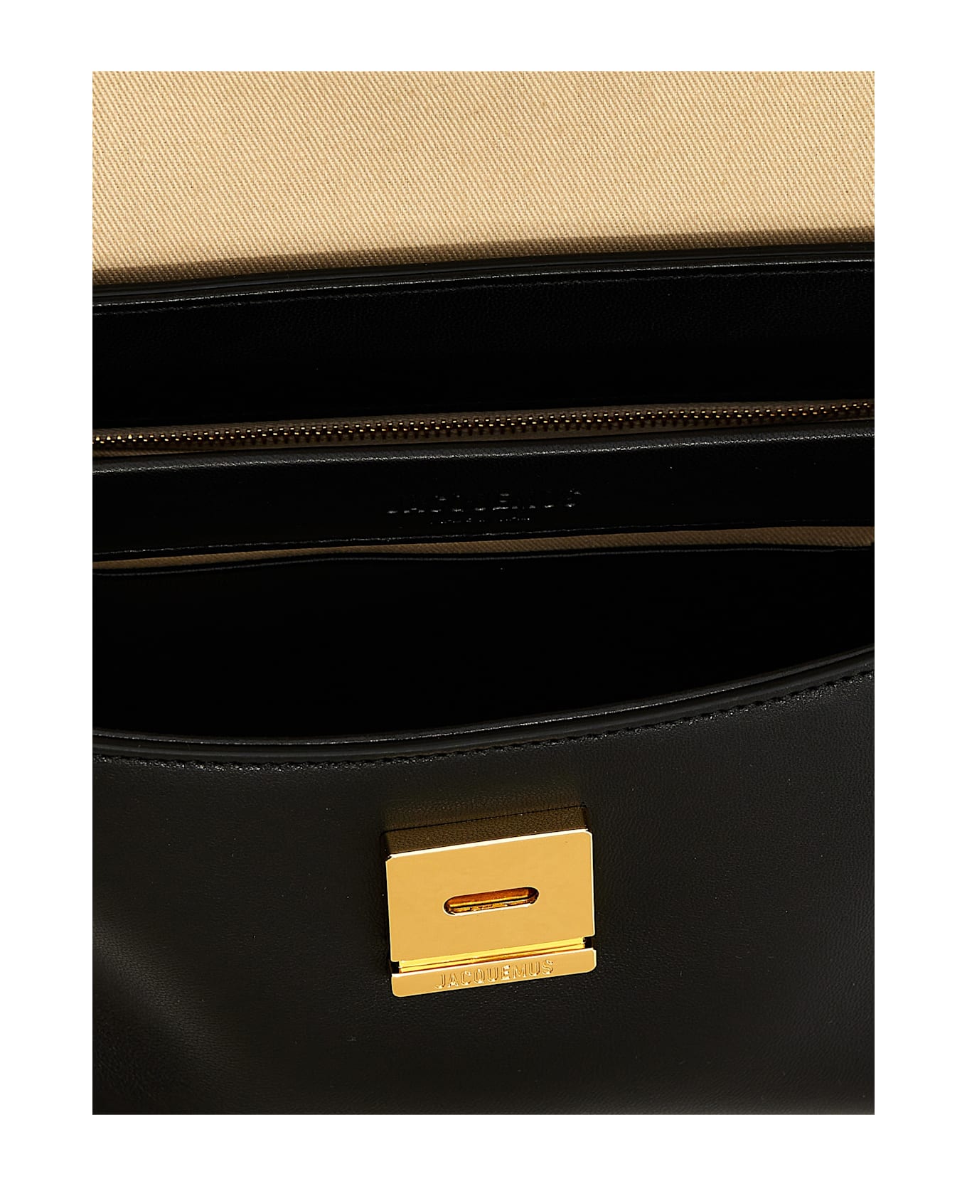 Jacquemus 'il Rond Carré' Shoulder Bag - Black  