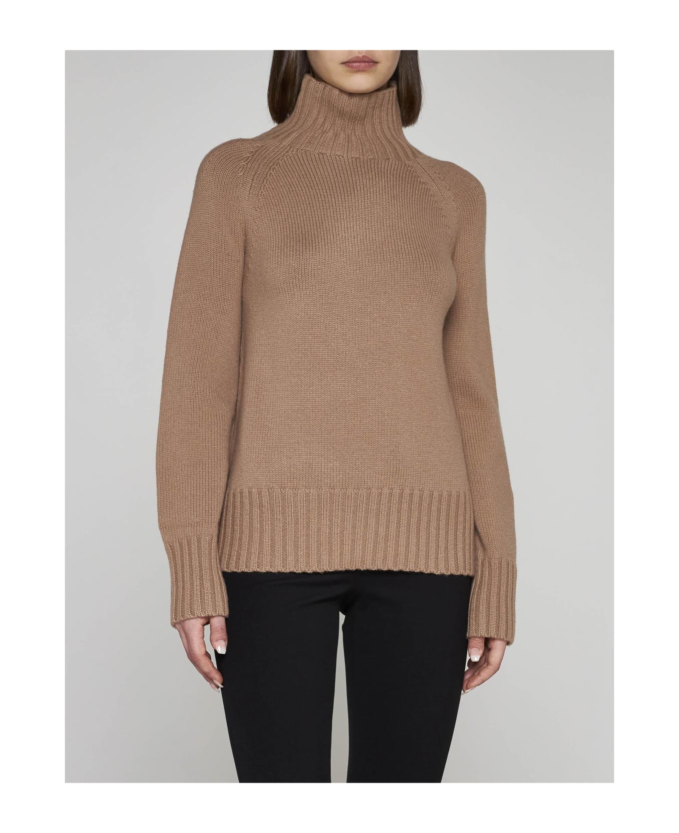 'S Max Mara Mantova Wool And Cashmere Sweater - BROWN