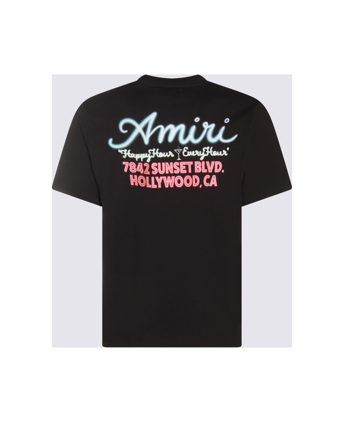 AMIRI Black Cotton T-shirt - Black