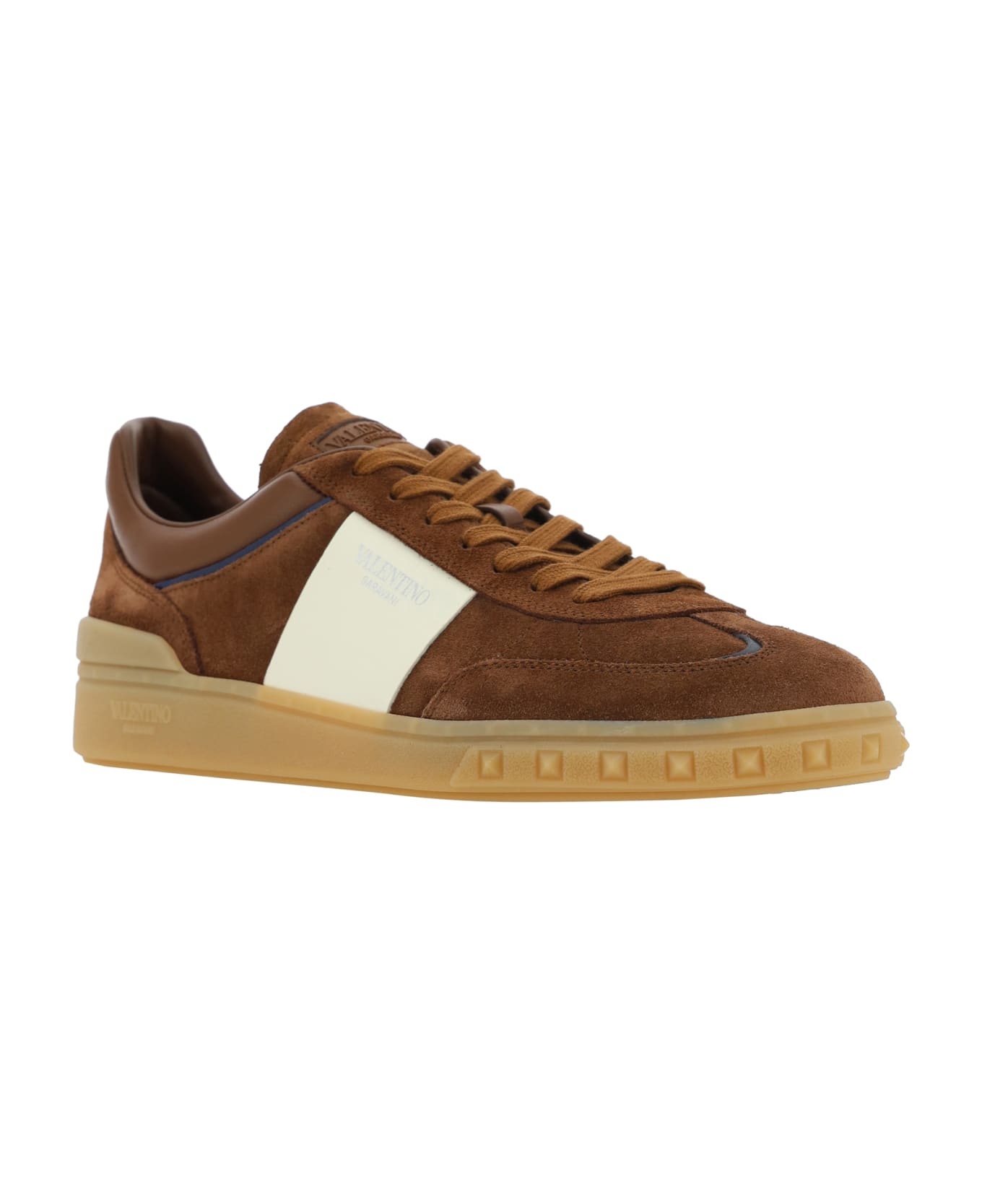 Valentino Garavani Highline Sneakers - Chocolate Brown-cb/ivory-grigio-wor