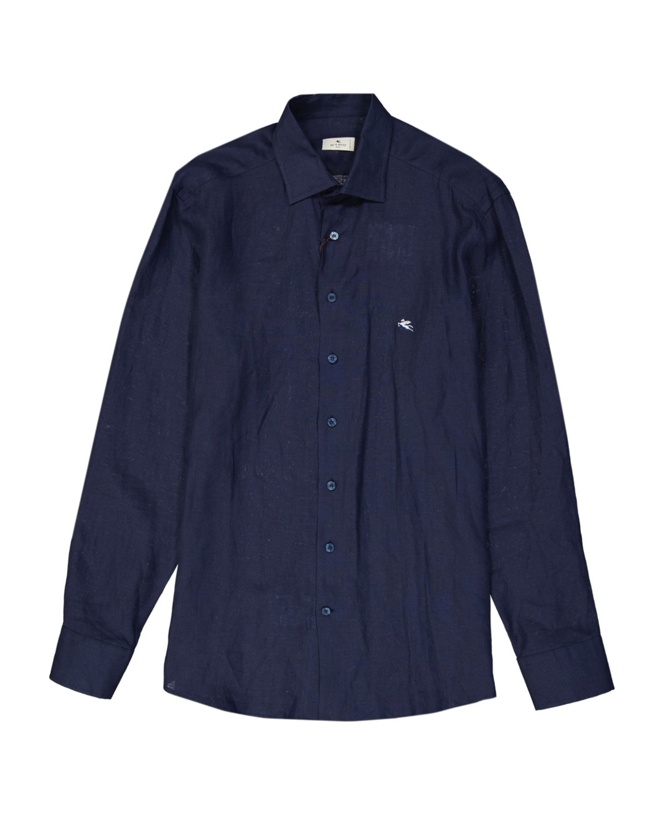 Etro Linen Shirt - Blue シャツ