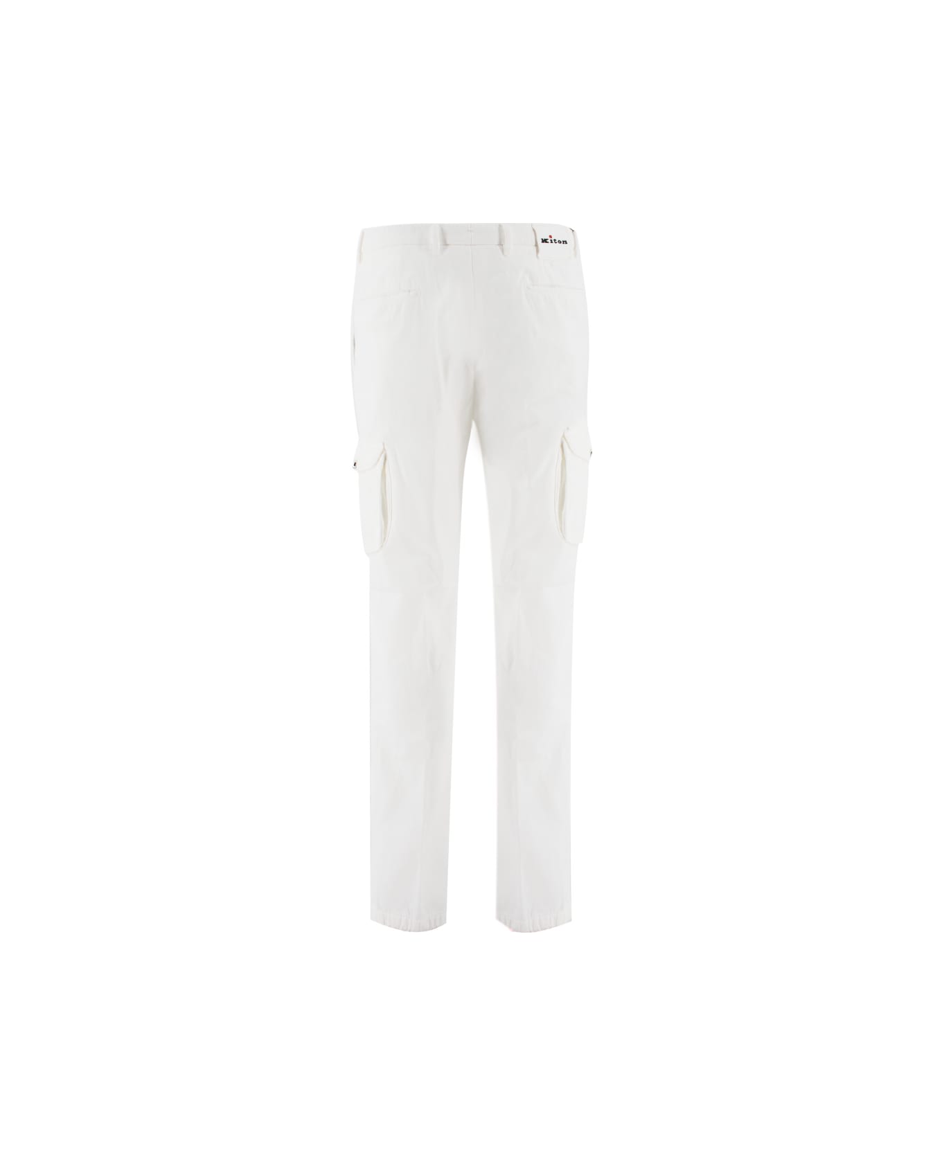 Kiton Trousers - WHITE