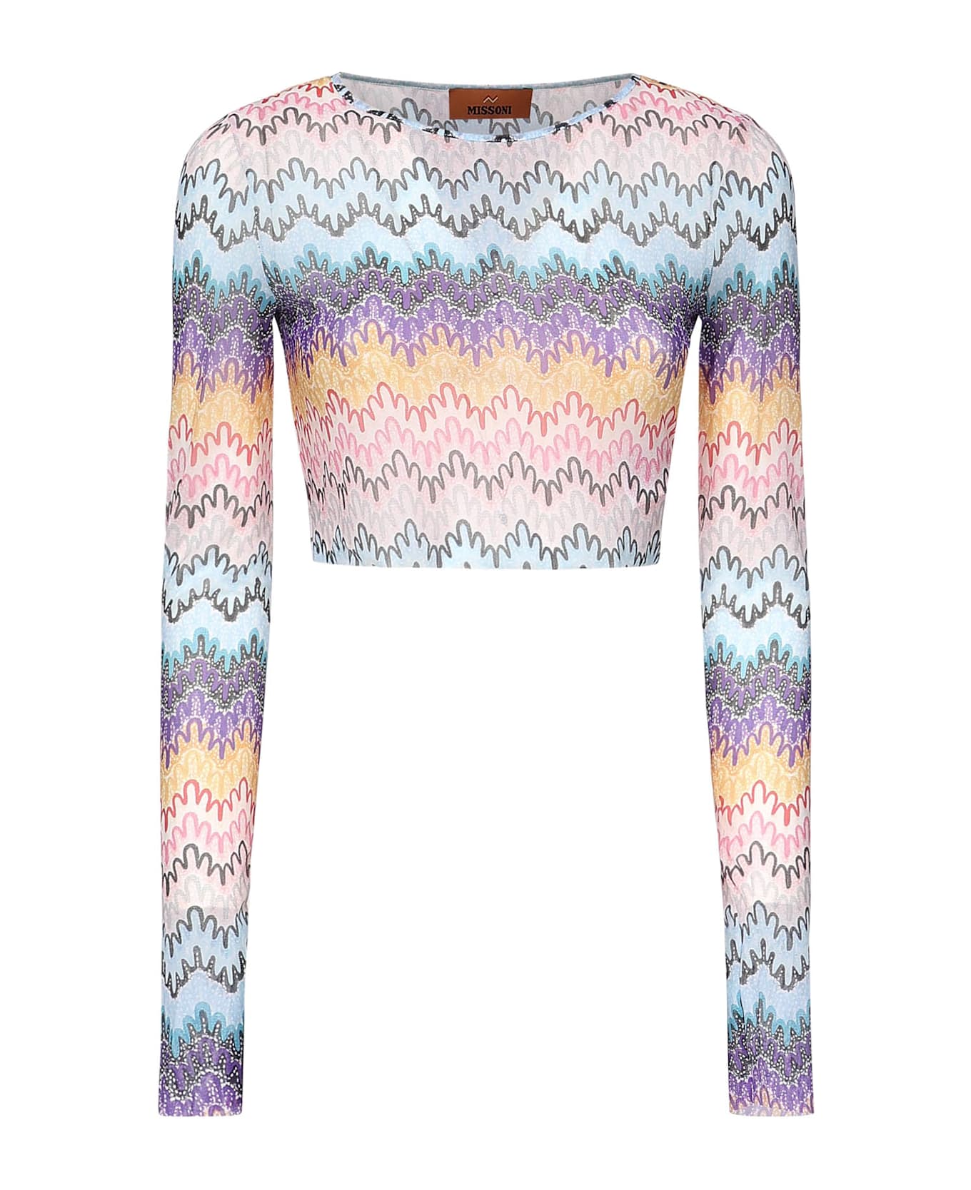 Missoni Zigzag Cropped Top - MultiColour