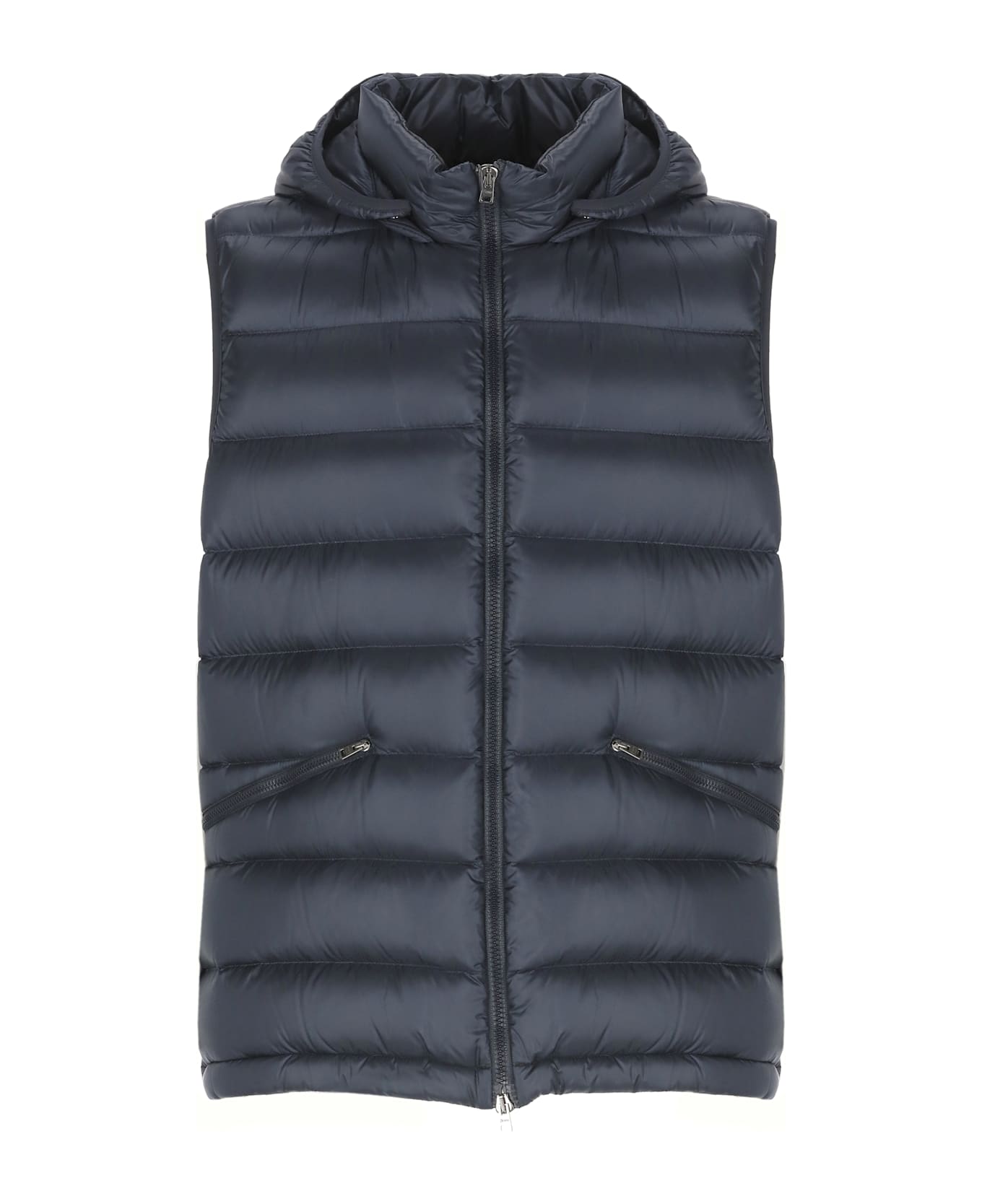 Herno Quilted Vest - Blue