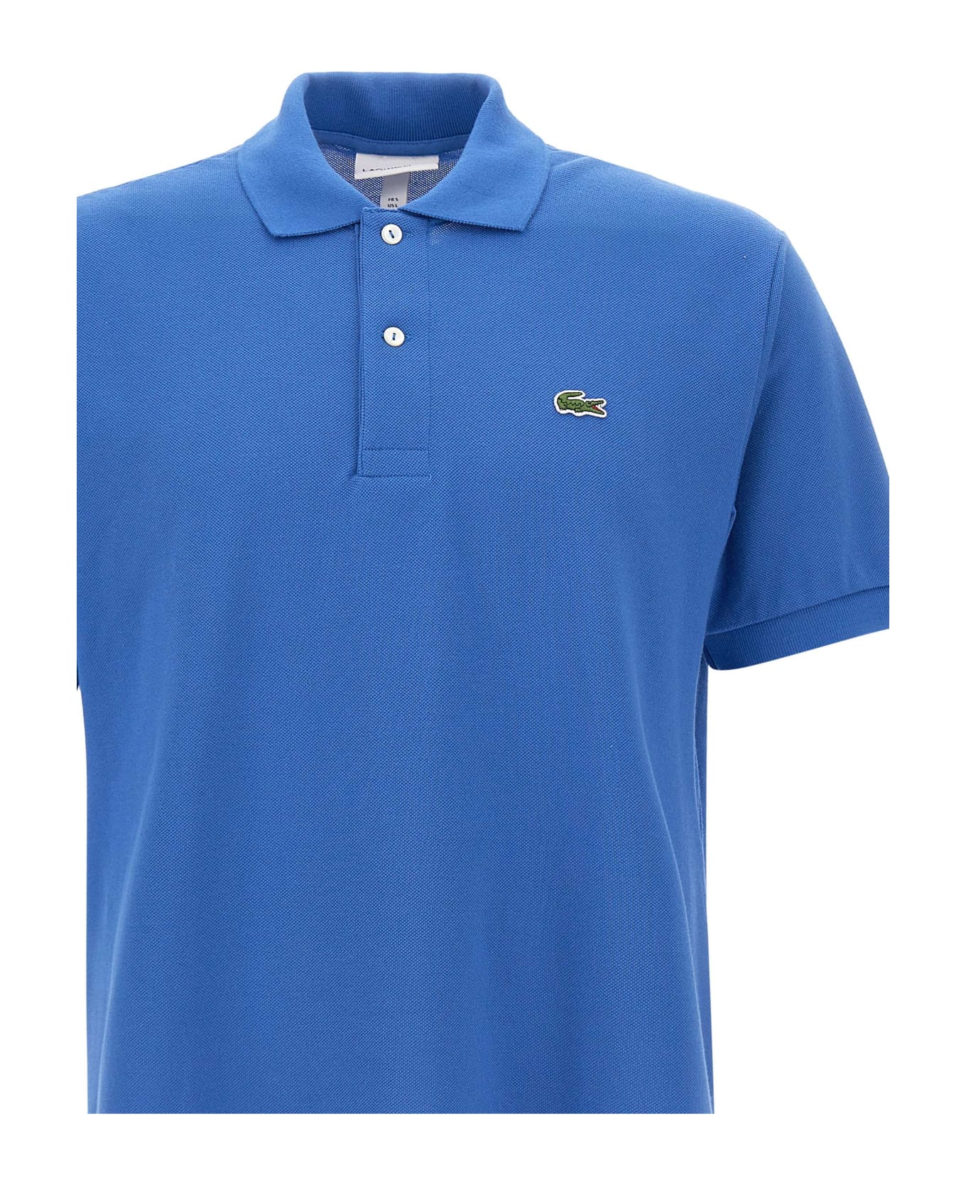 Lacoste Cotton Piquet Polo Shirt - BLUE