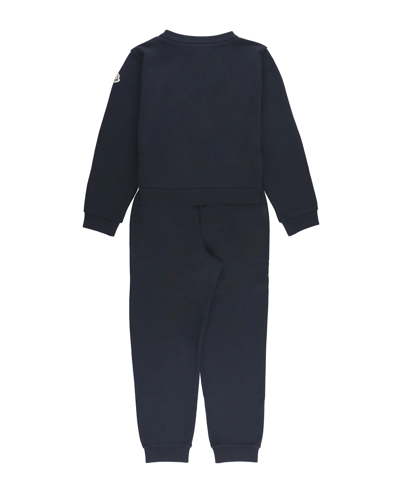 Moncler Two Piece Jumpsuit With Logo - Blue