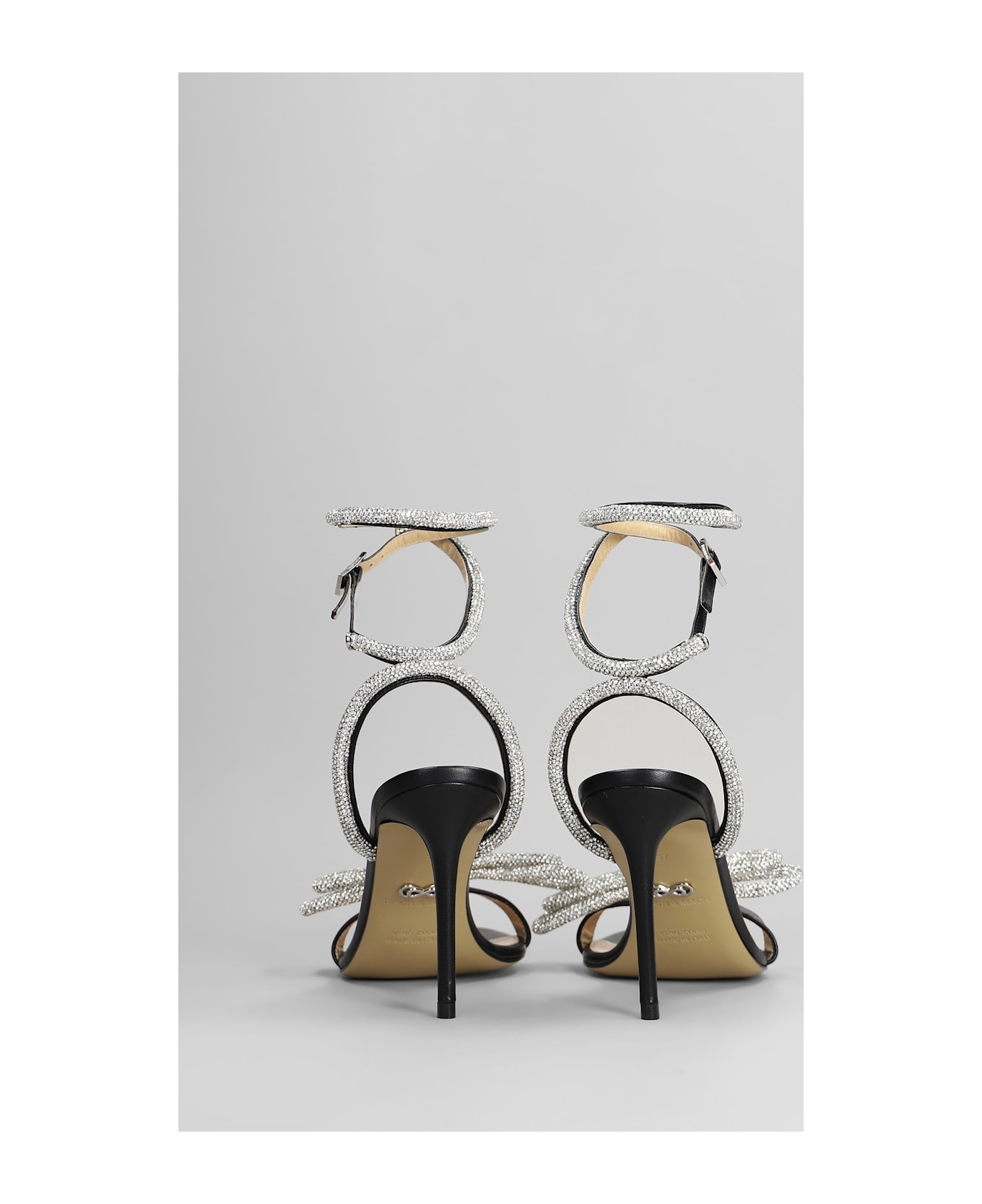 Mach 
Mach Sandals In Black Leather - black