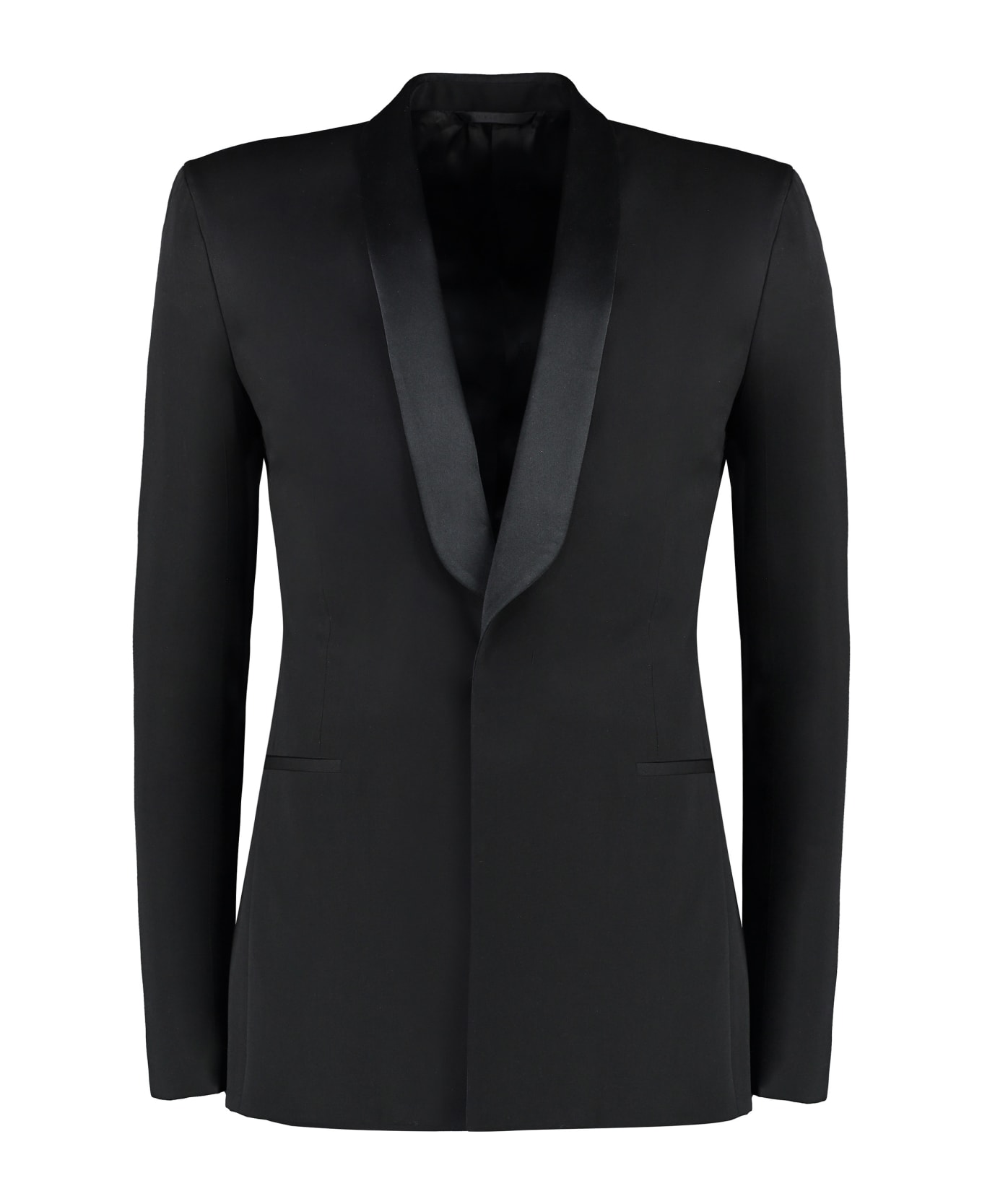 Givenchy Single-breasted One Button Jacket - black コート