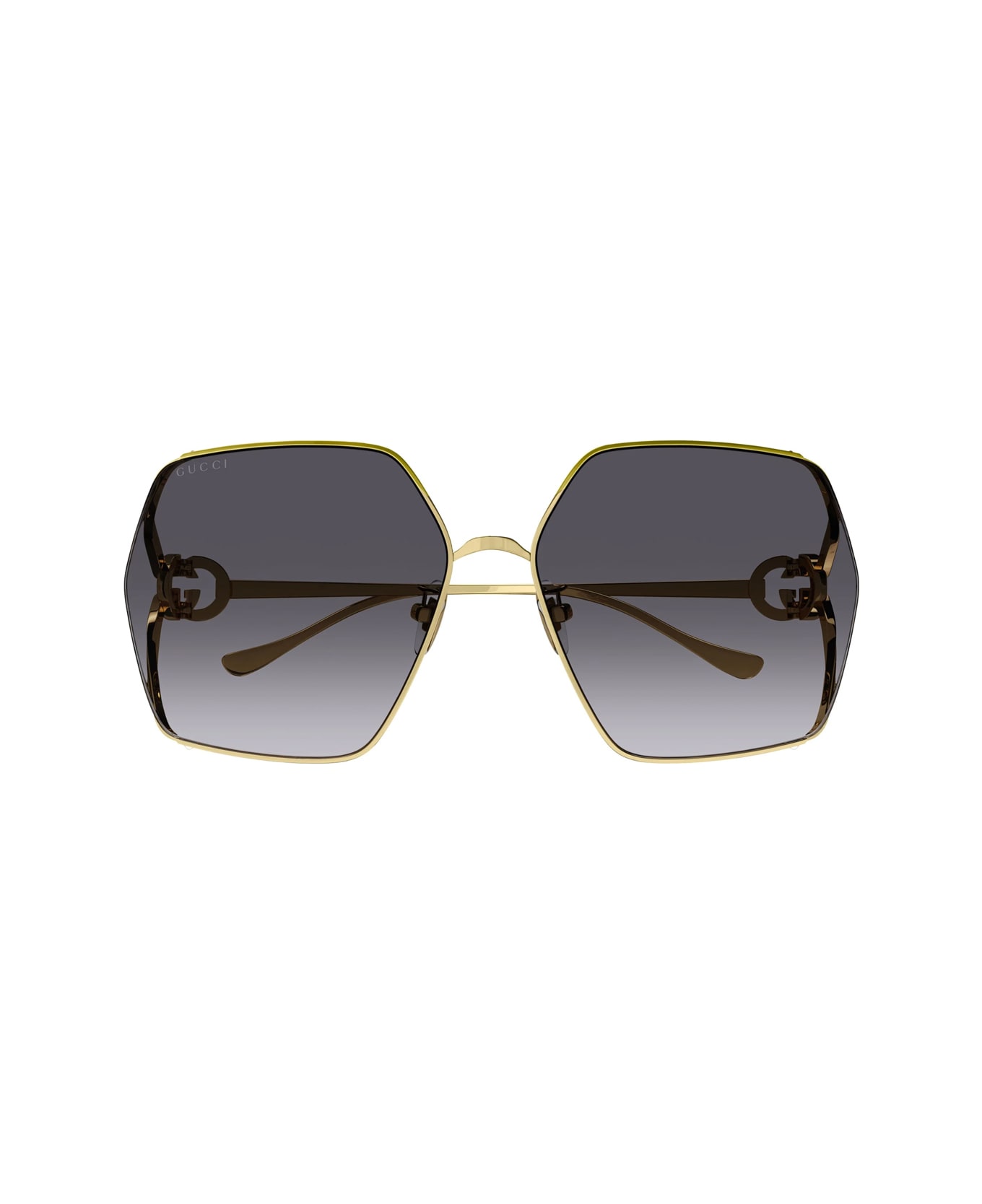 Gucci Eyewear Gg1322sa 001 Sunglasses Sunglasses - 001 GOLD GOLD GREY
