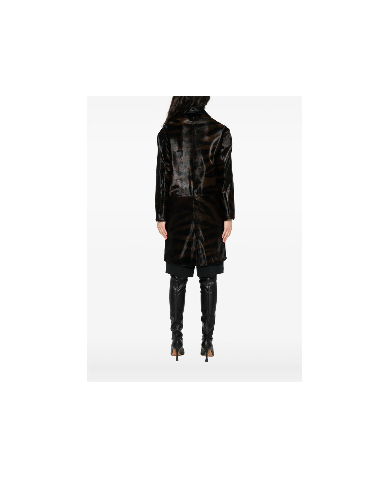 Salvatore Santoro Leather Outerwear - BLACK/BROWN