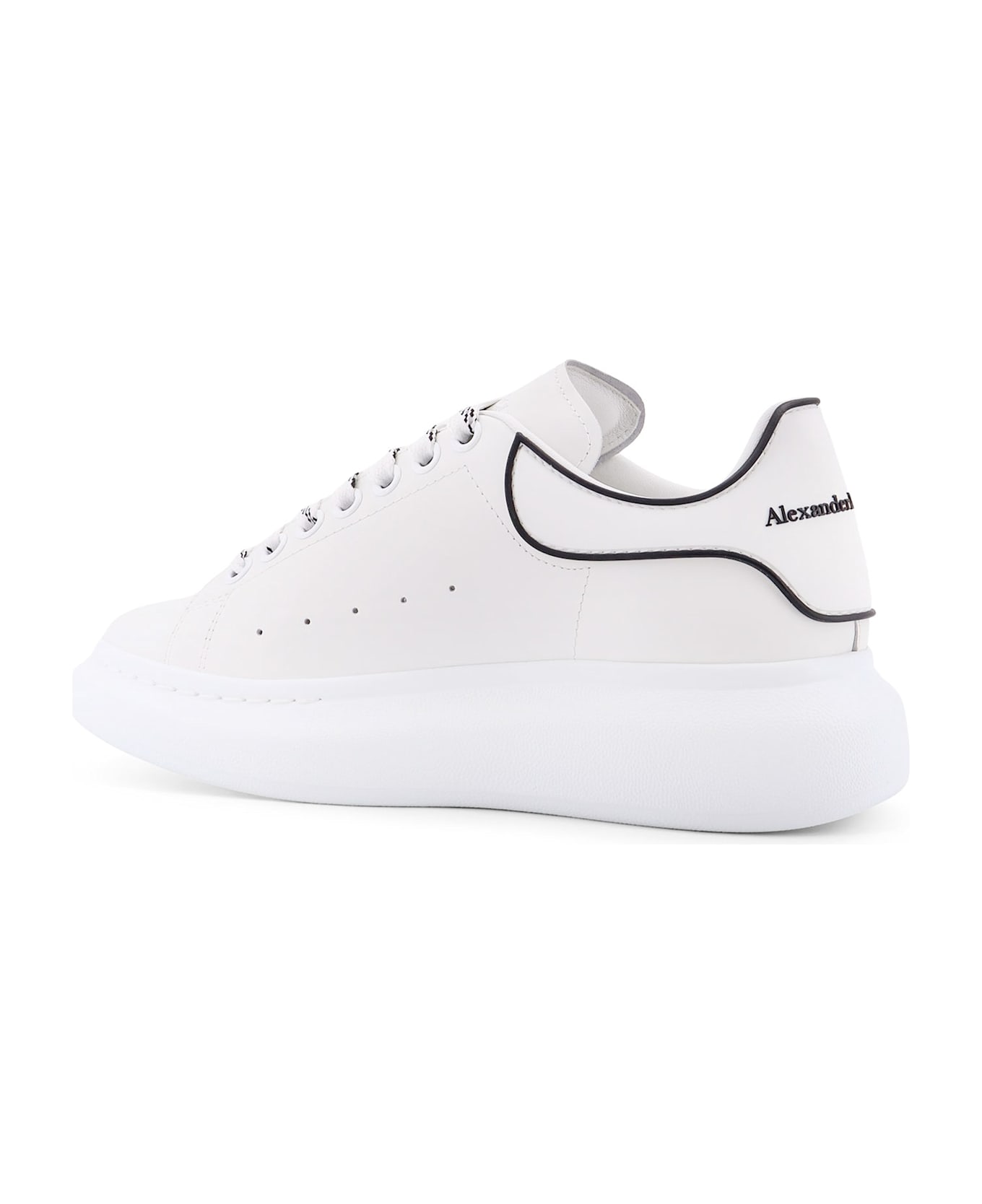 Alexander McQueen Oversize Leather Low-top Sneakers - White
