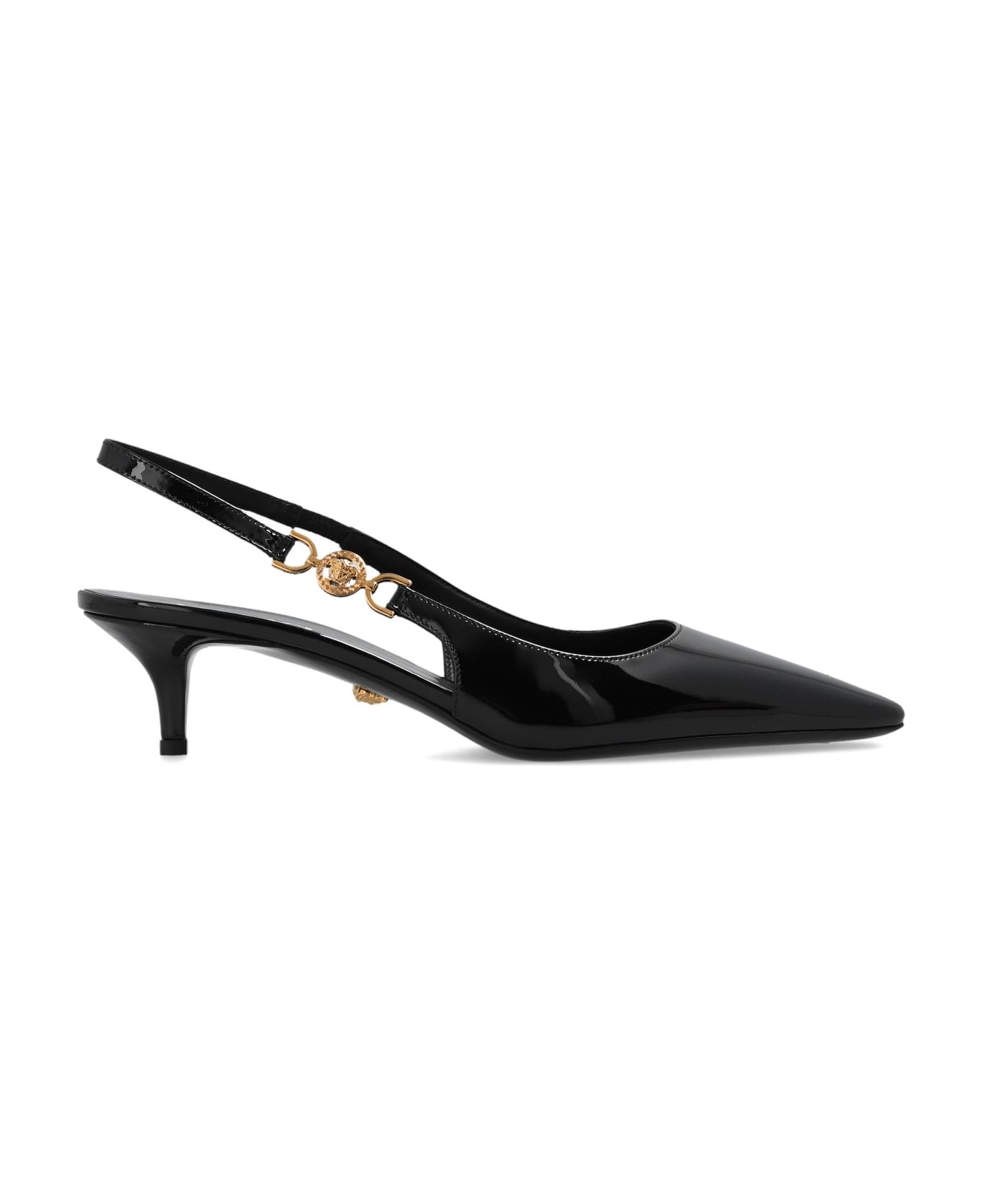 Versace Pumps With Medusa Face - Nero ハイヒール