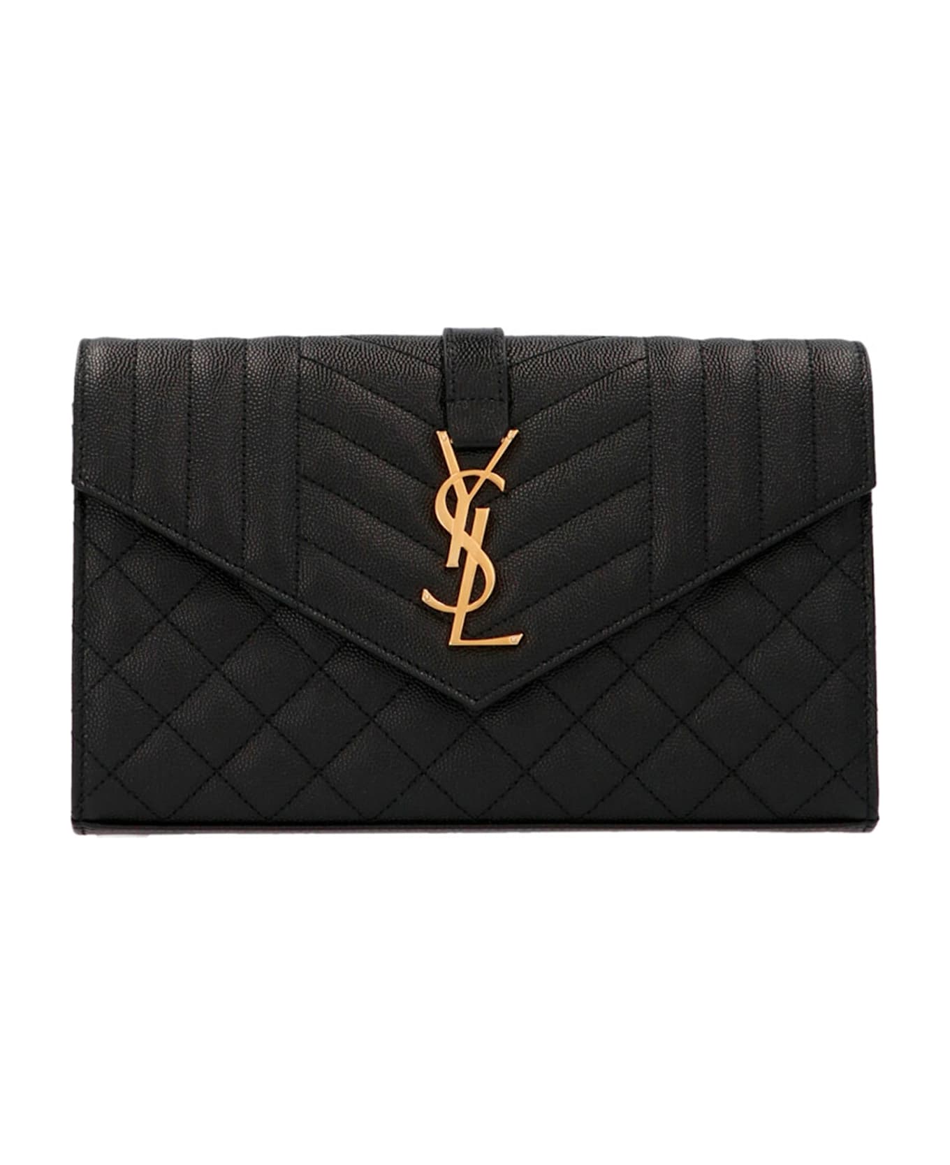 Saint Laurent 
monogram
 Clutch - Black  