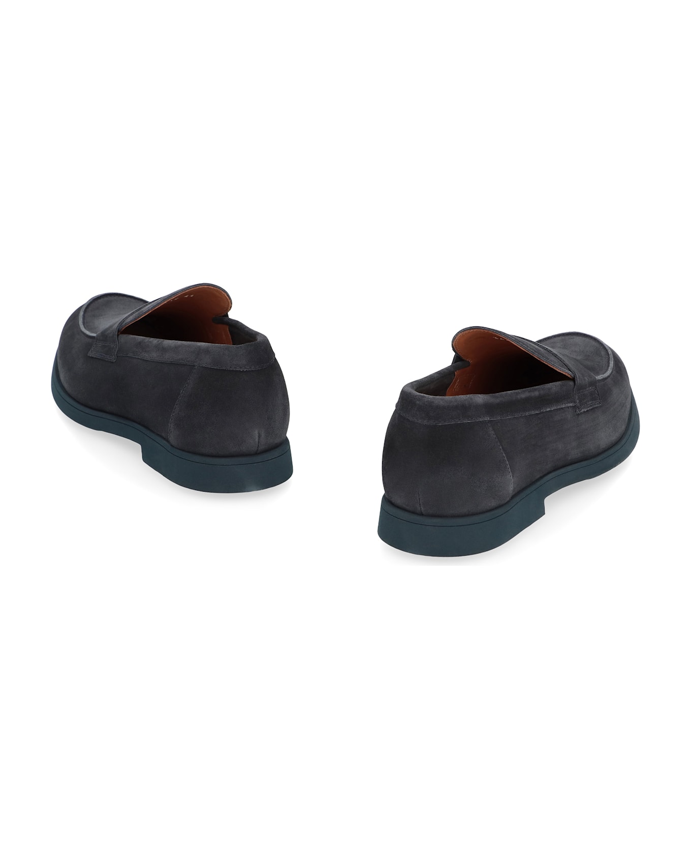 Doucal
s Suede Loafers - blue