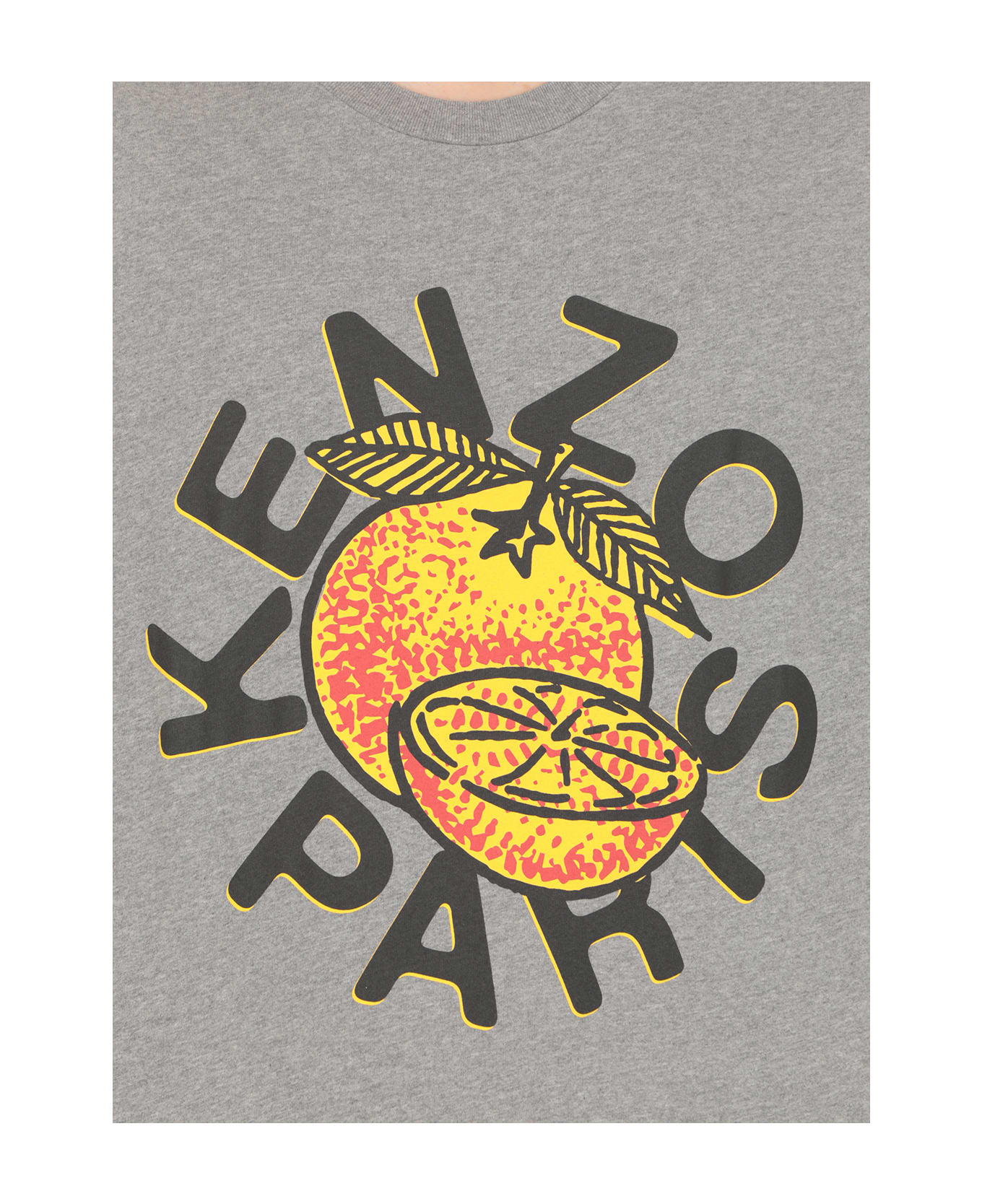 Kenzo Gray Cotton T-shirt - Grey シャツ