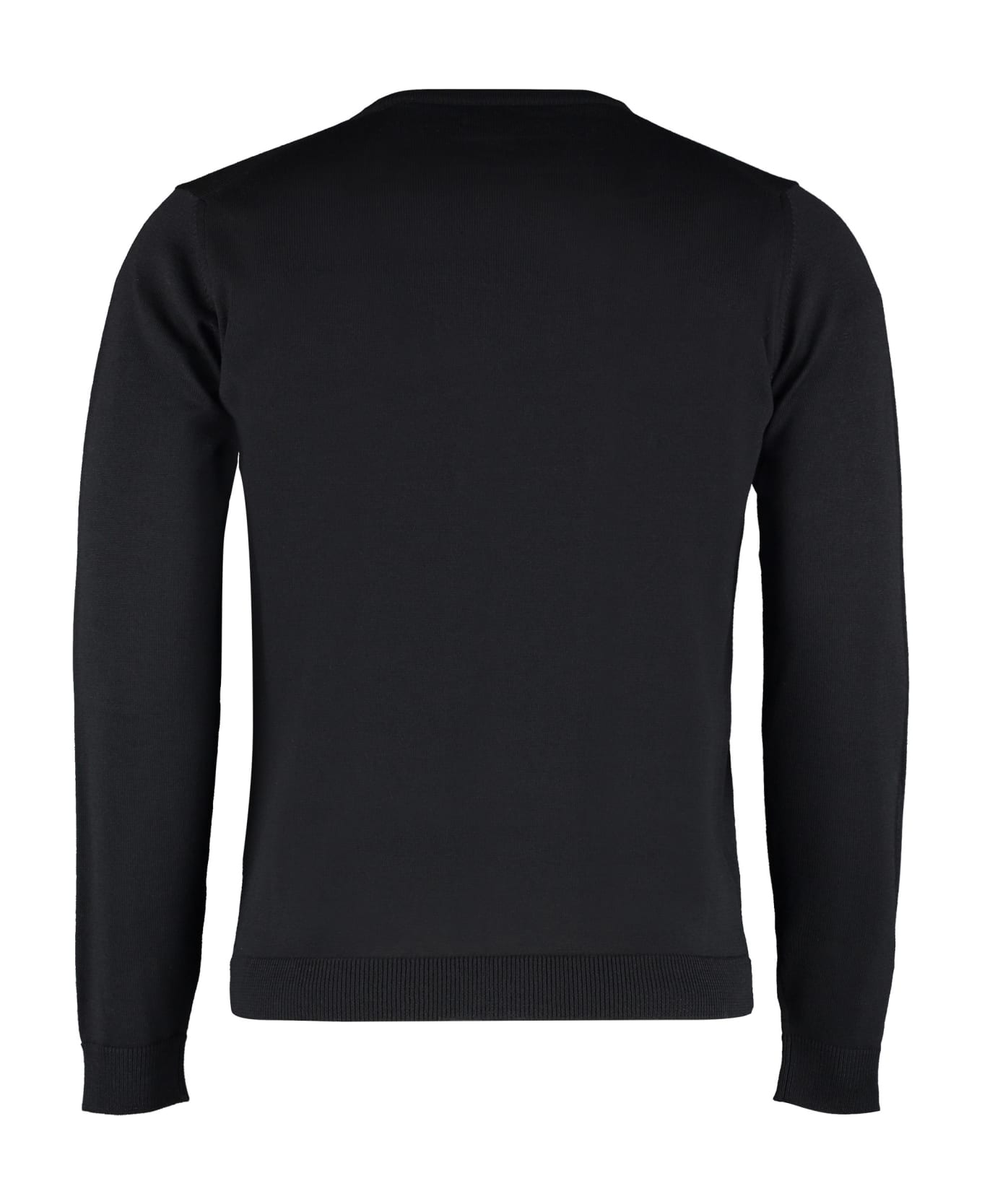 Roberto Collina Crew-neck Wool Sweater - black ニットウェア