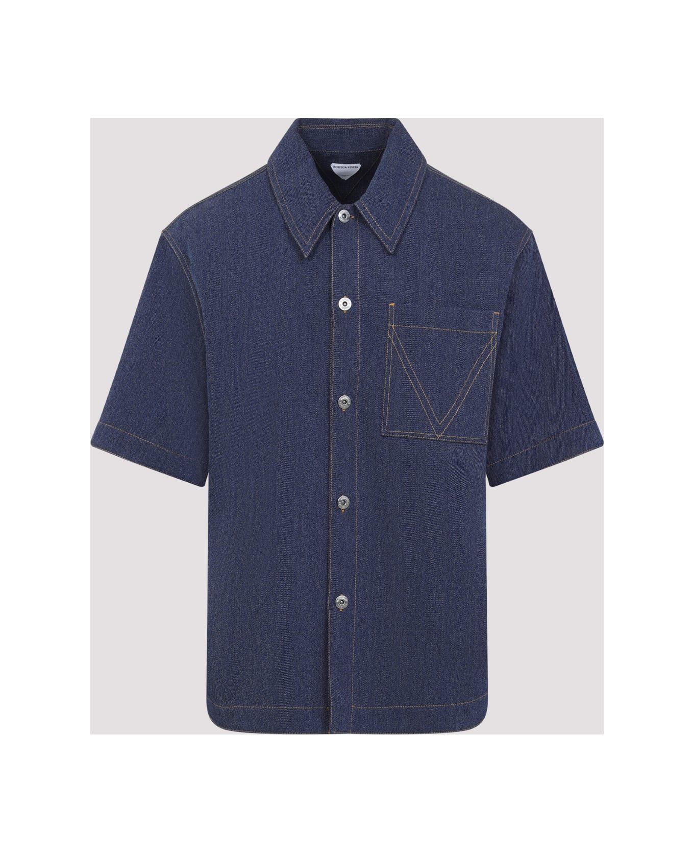 Bottega Veneta Wool Cotton Shirt - Indigo