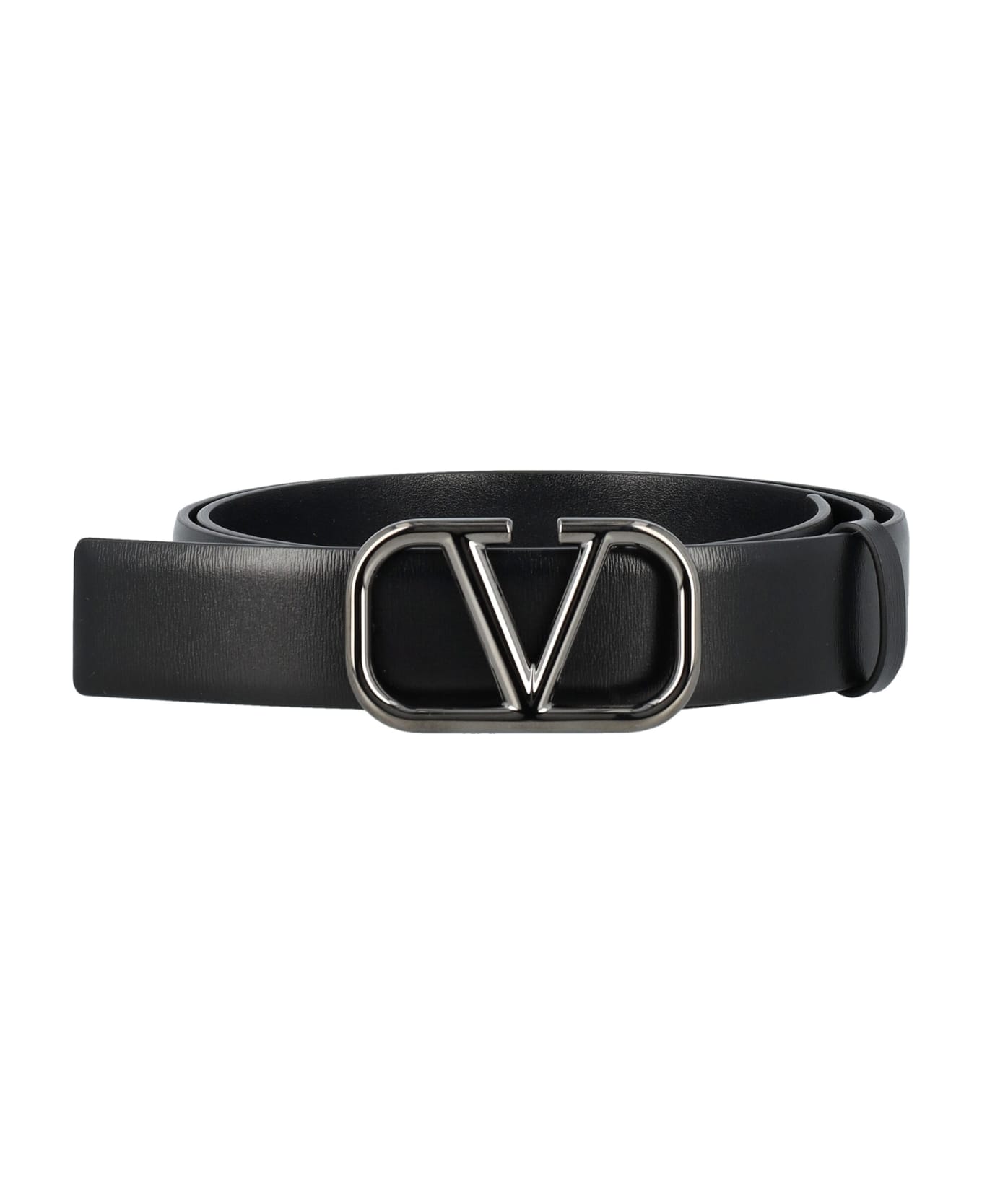 Valentino Garavani Vlogo Signature Belt - BLACK ベルト