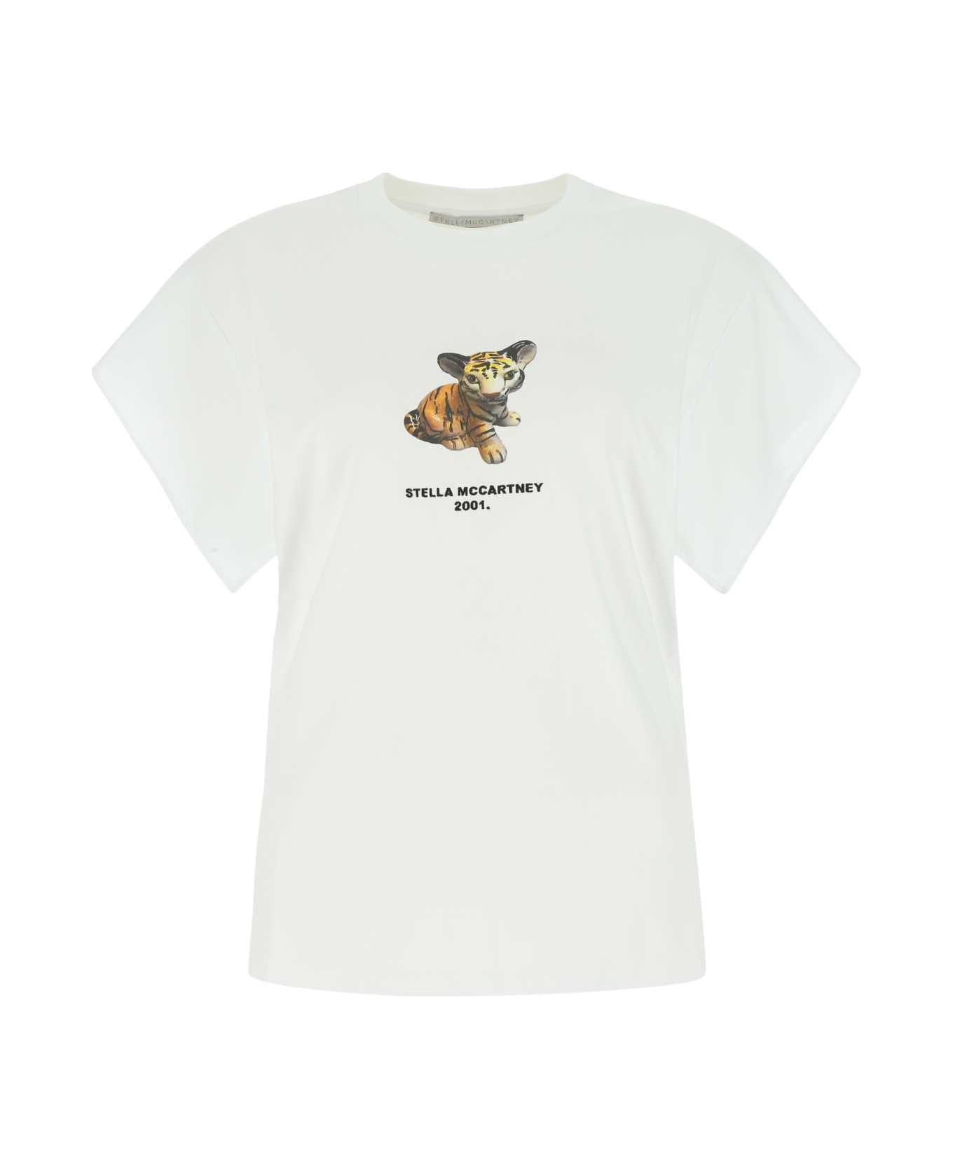 Stella McCartney White Cotton T-shirt - 9000 Tシャツ