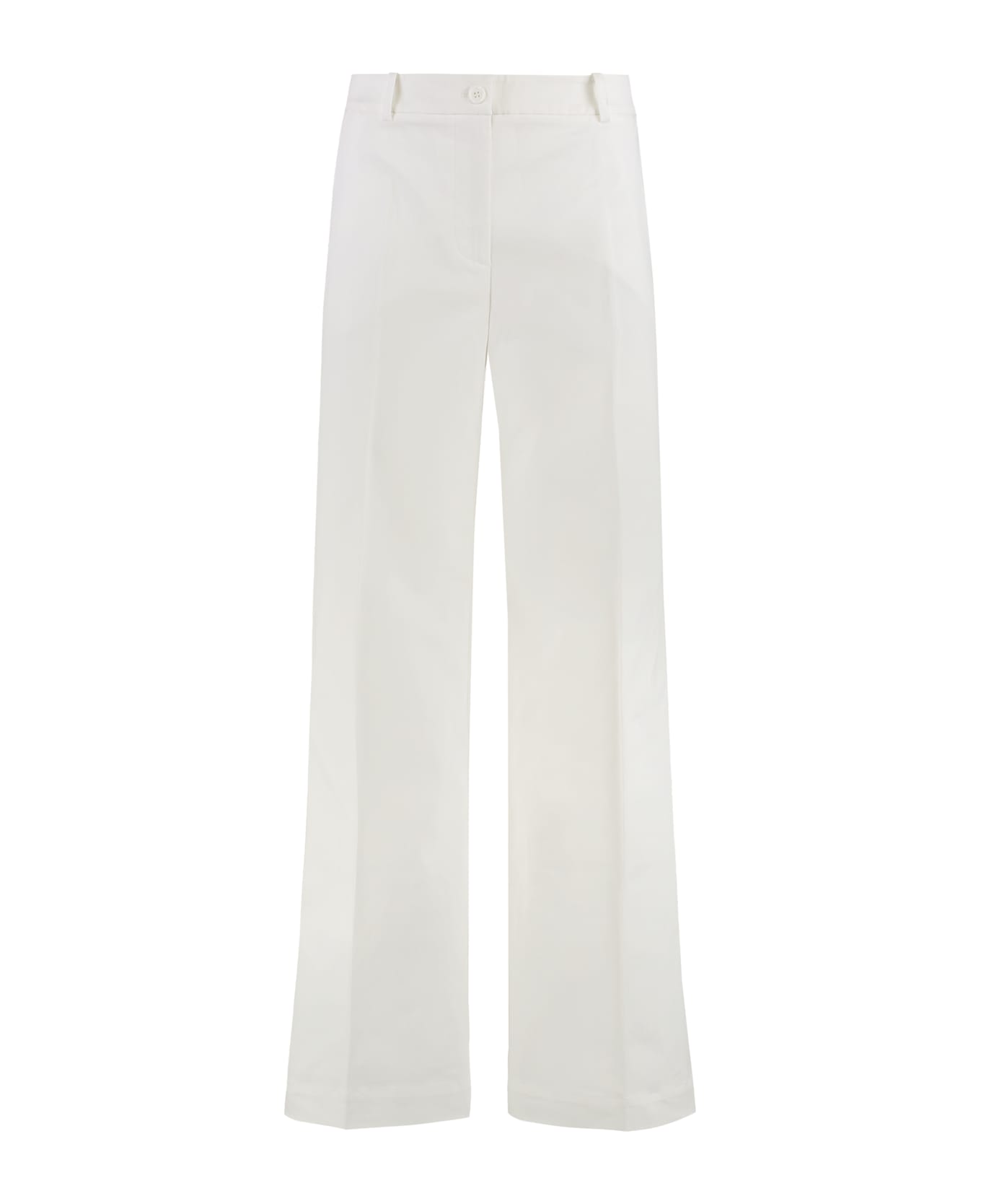 Parosh Celebrity Wide-leg Trousers - White
