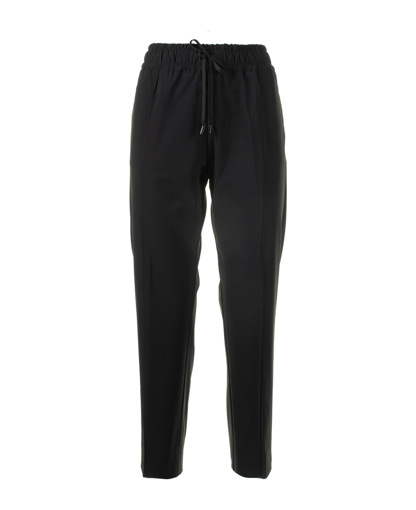 Cruna Cecile Black Trousers With Elastic - NERO