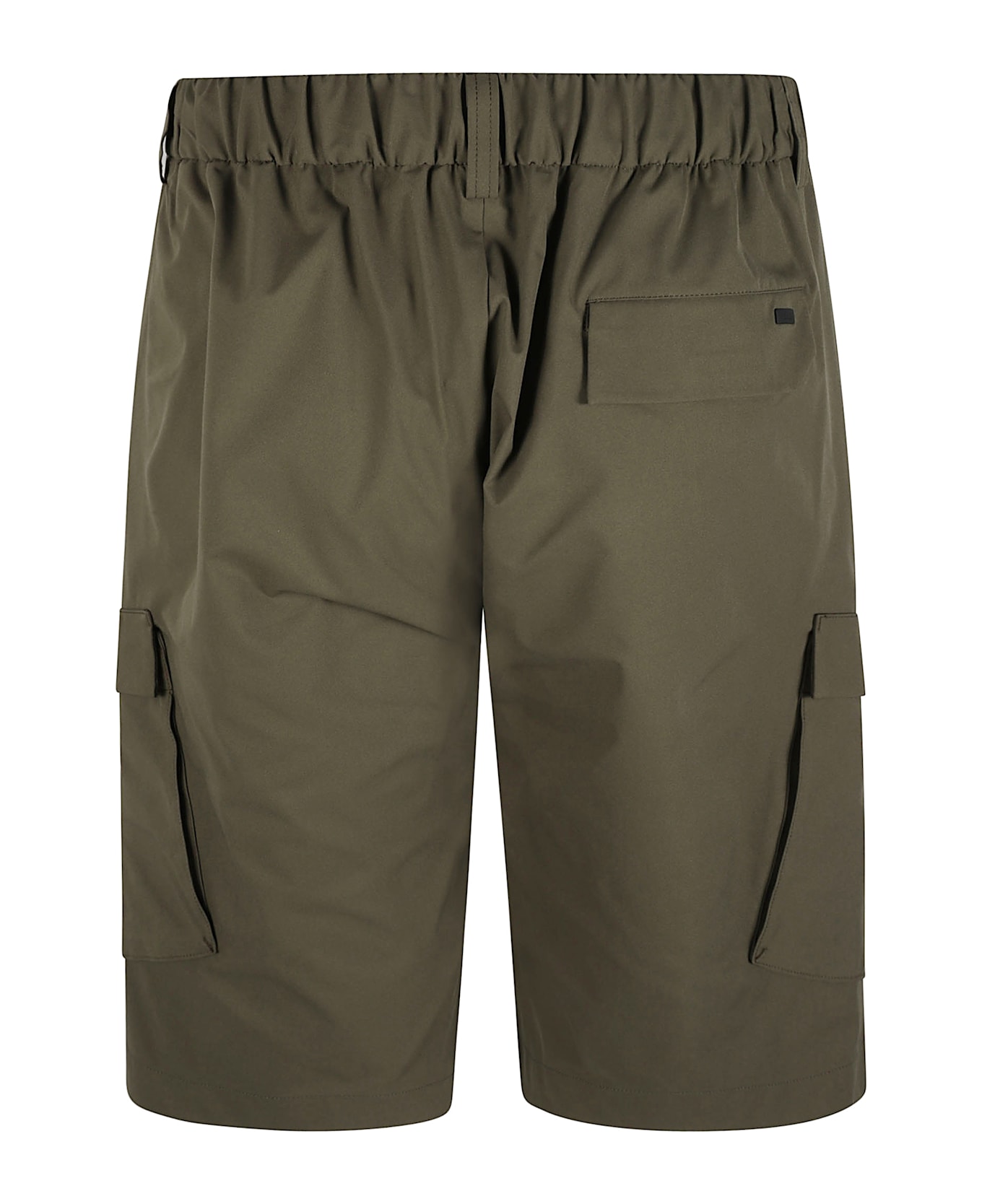 Herno Cargo Buttoned Trousers - Green