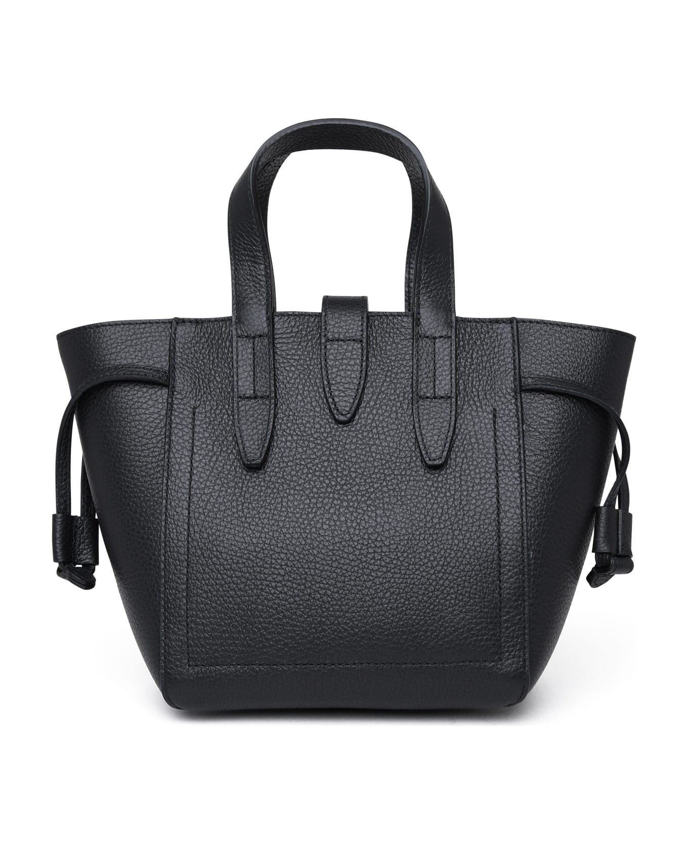 Furla Black Leather Net Mini Tote Bag - Black トートバッグ