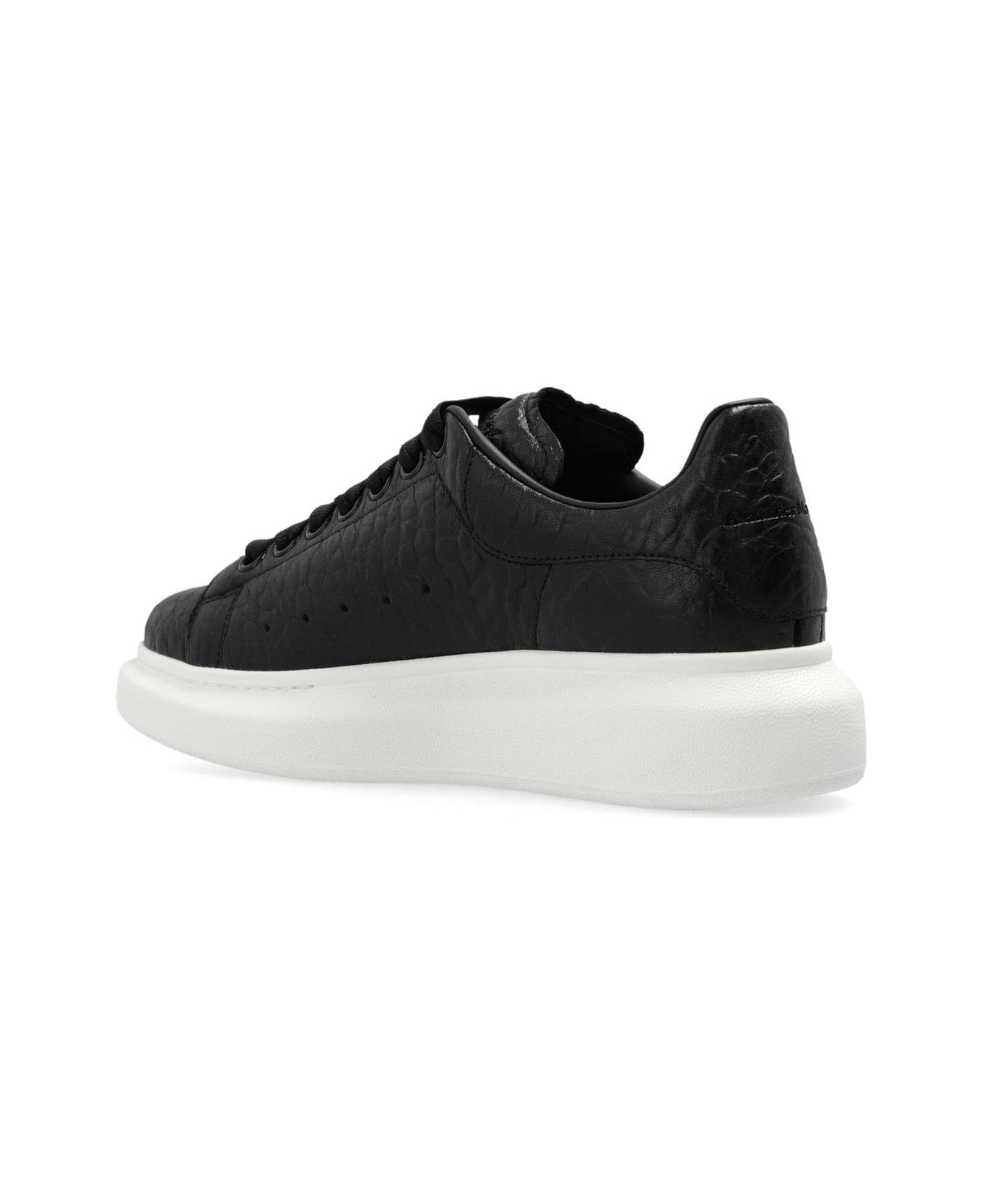 Alexander McQueen Oversized Lace-up Sneakers - BLACK