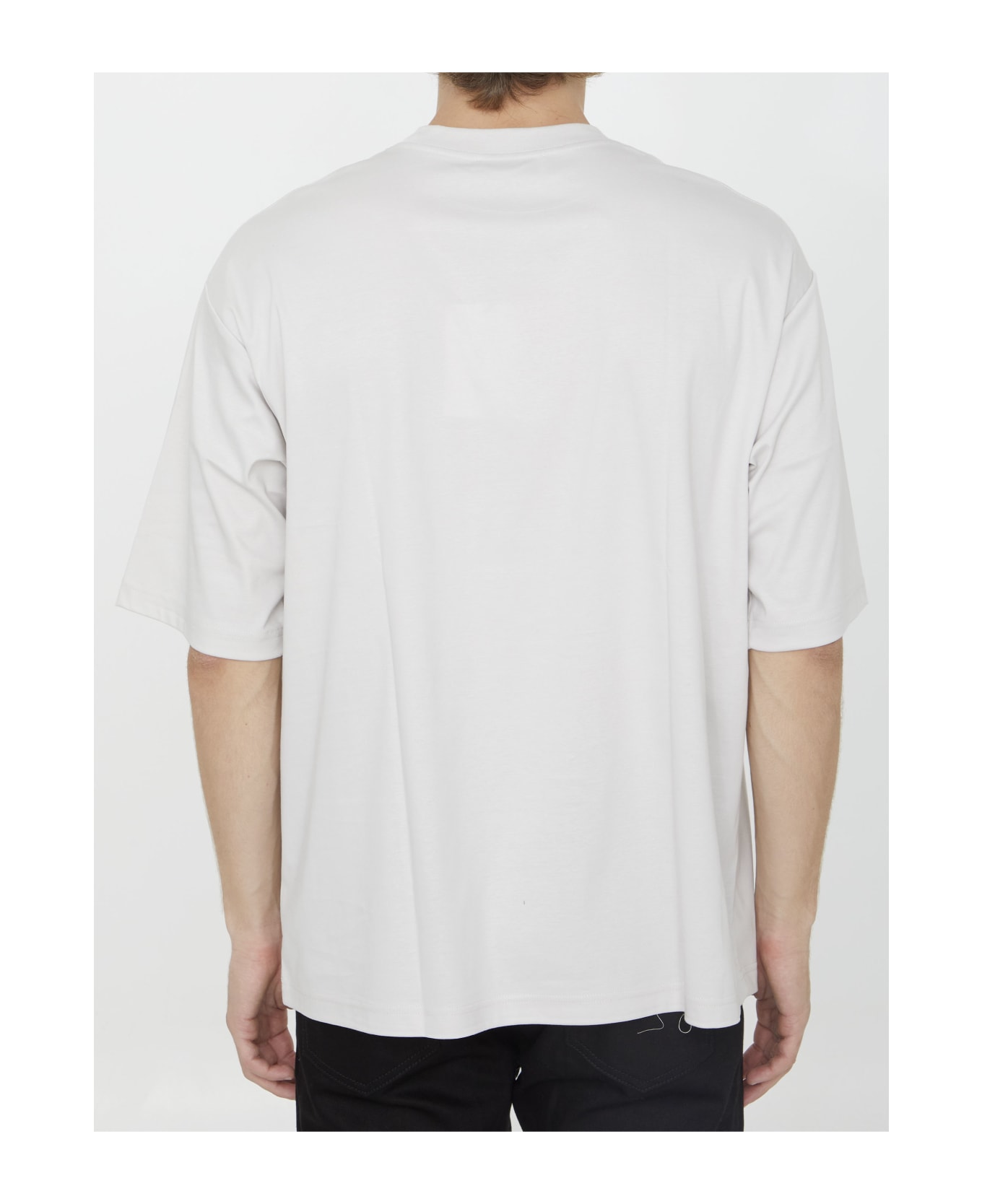Lanvin Cotton T-shirt With Logo - BEIGE シャツ