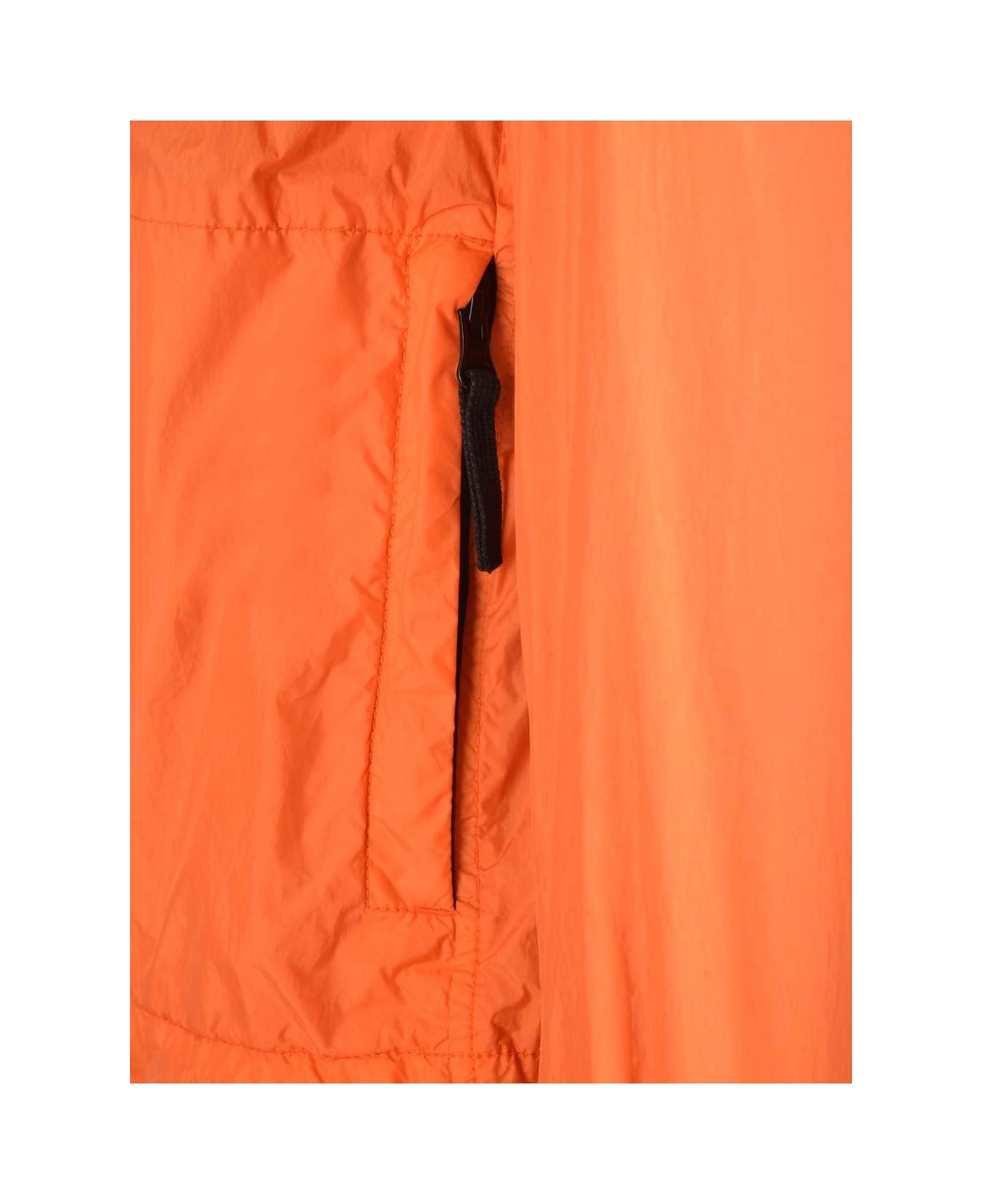 Stone Island Zip-up Hooded Jacket - Orange