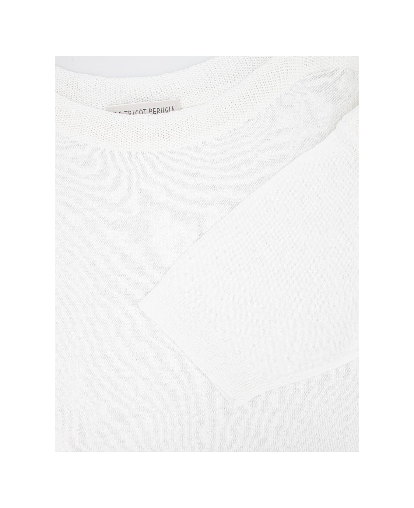 Le Tricot Perugia Sweater - WHITE ニットウェア