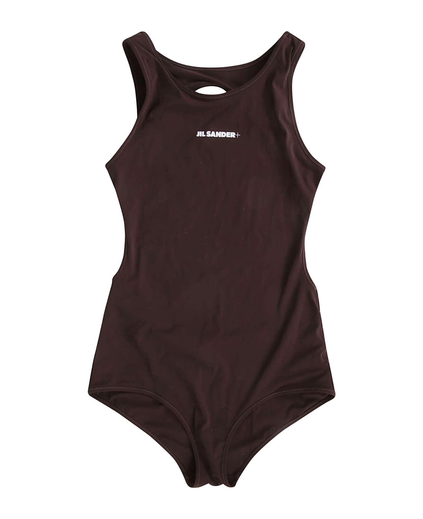 Jil Sander Sports Swimsuit Crew Neck With Open Back - Earth ワンピース