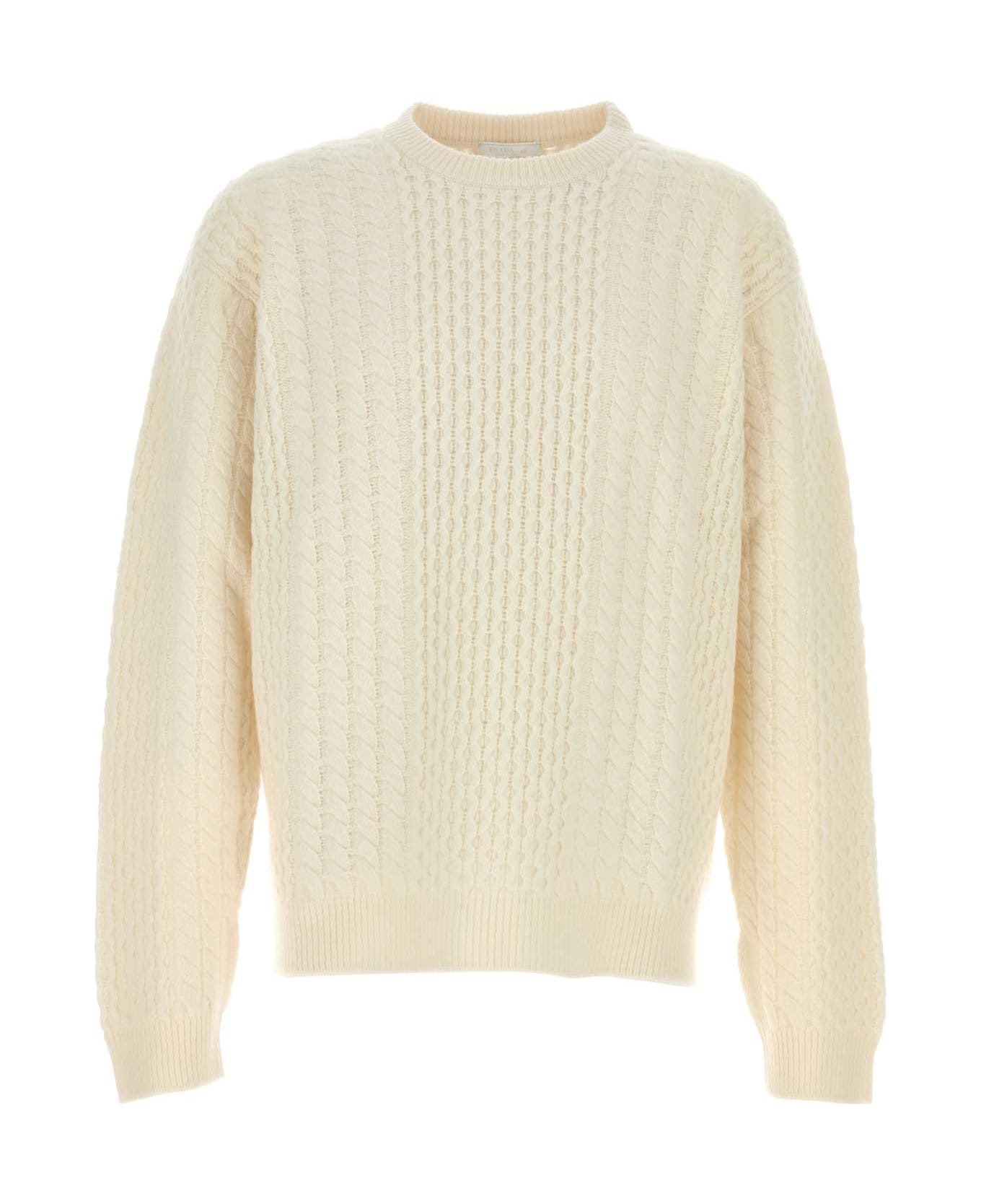 Prada White Wool Sweater - BIANCO
