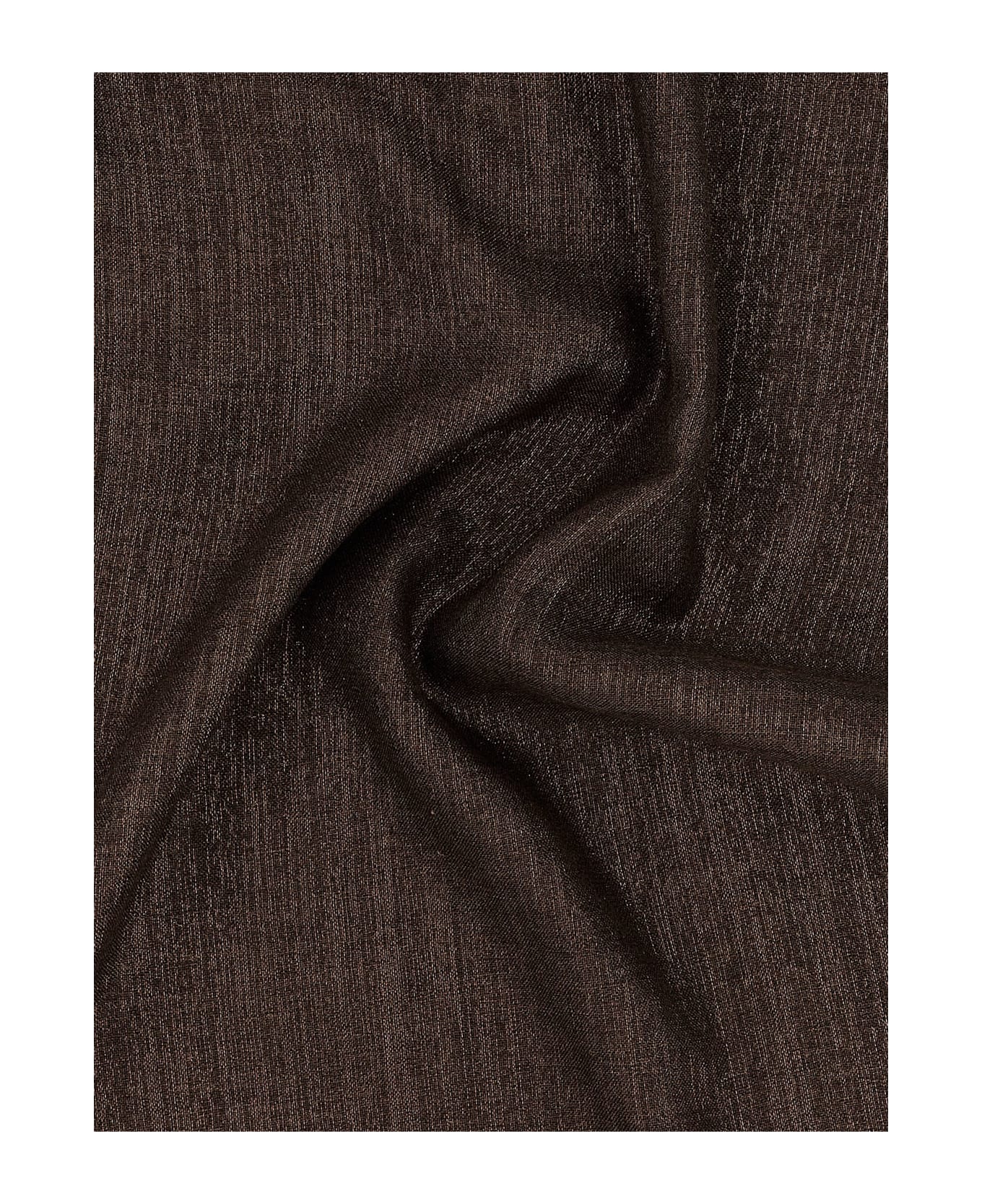 Brunello Cucinelli Lurex Scarf - Brown