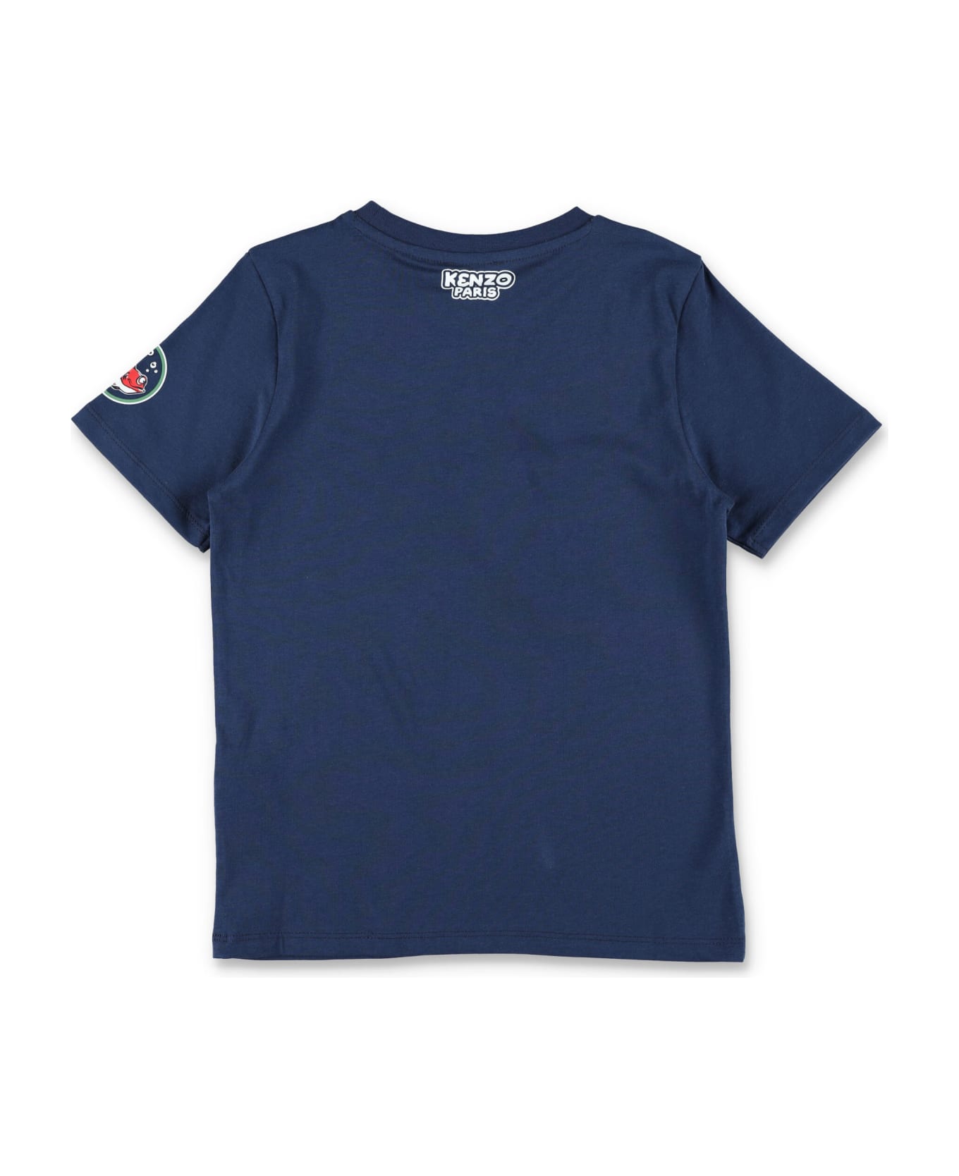 Kenzo Kids Printed T-shirt - NAVY