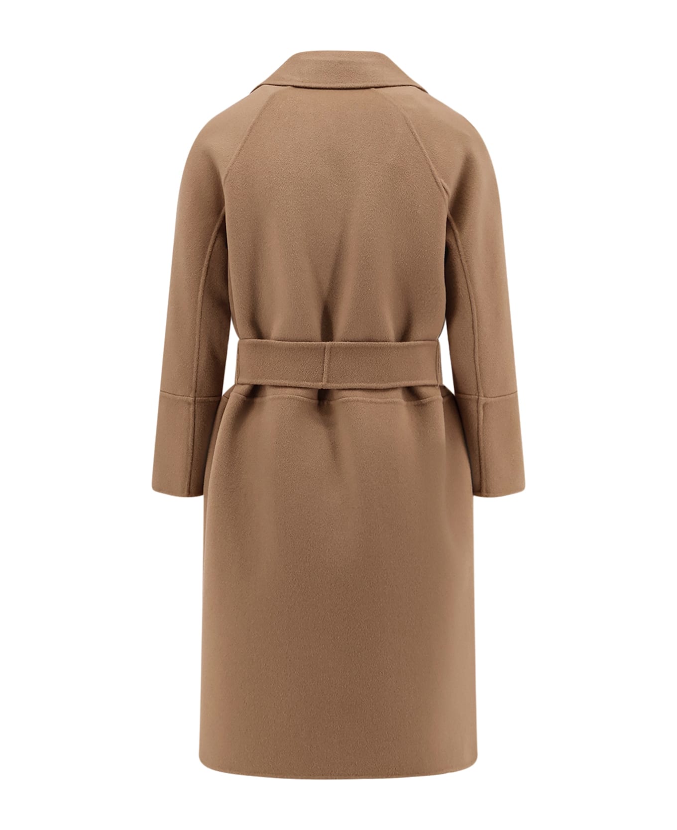 Max Mara Arona Virgin Wool Coat - Camel
