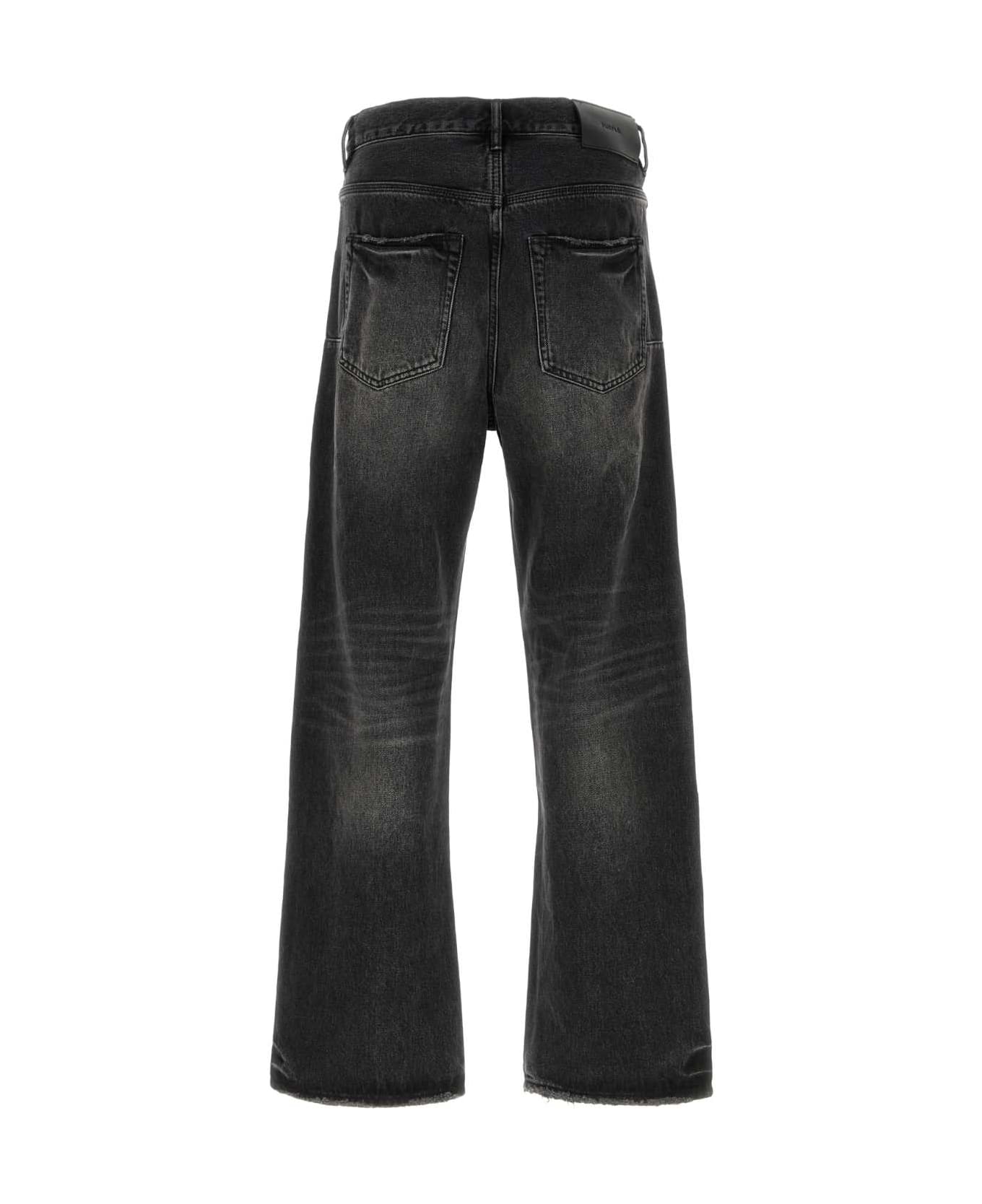 Purple Brand Black Denim Jeans - BLACK