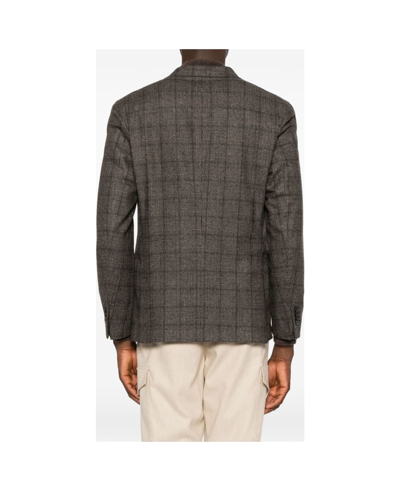 Boglioli Wool Blend Double-breasted Jacket - Brown