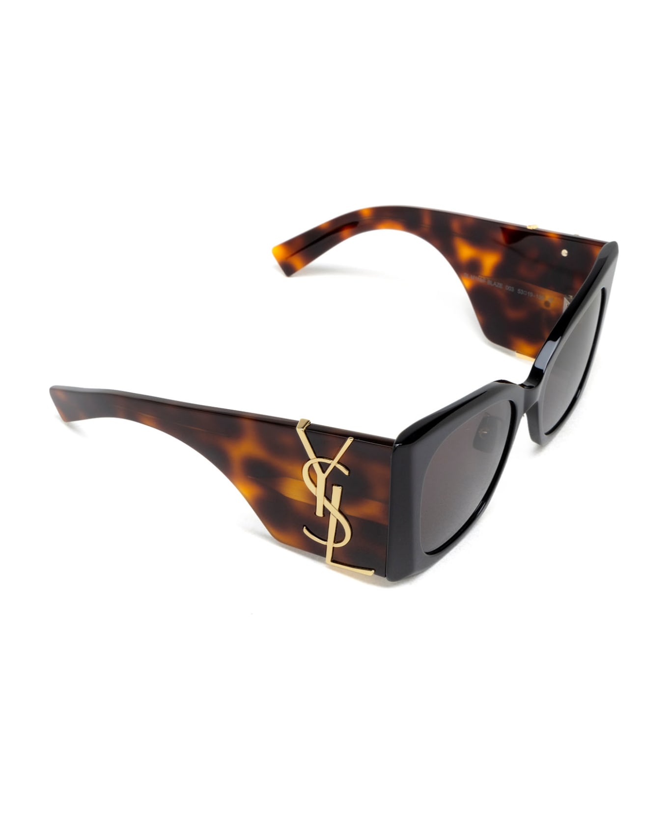 Saint Laurent Eyewear Sl M119/f Blaze Black Sunglasses - Black