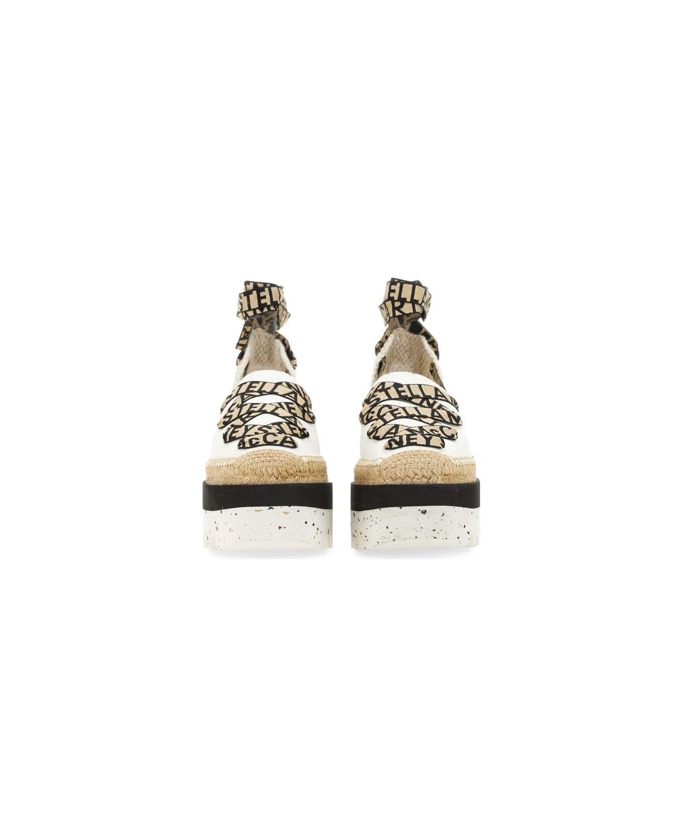 Stella McCartney Espadrilla "gaia" Con Plateau - BEIGE