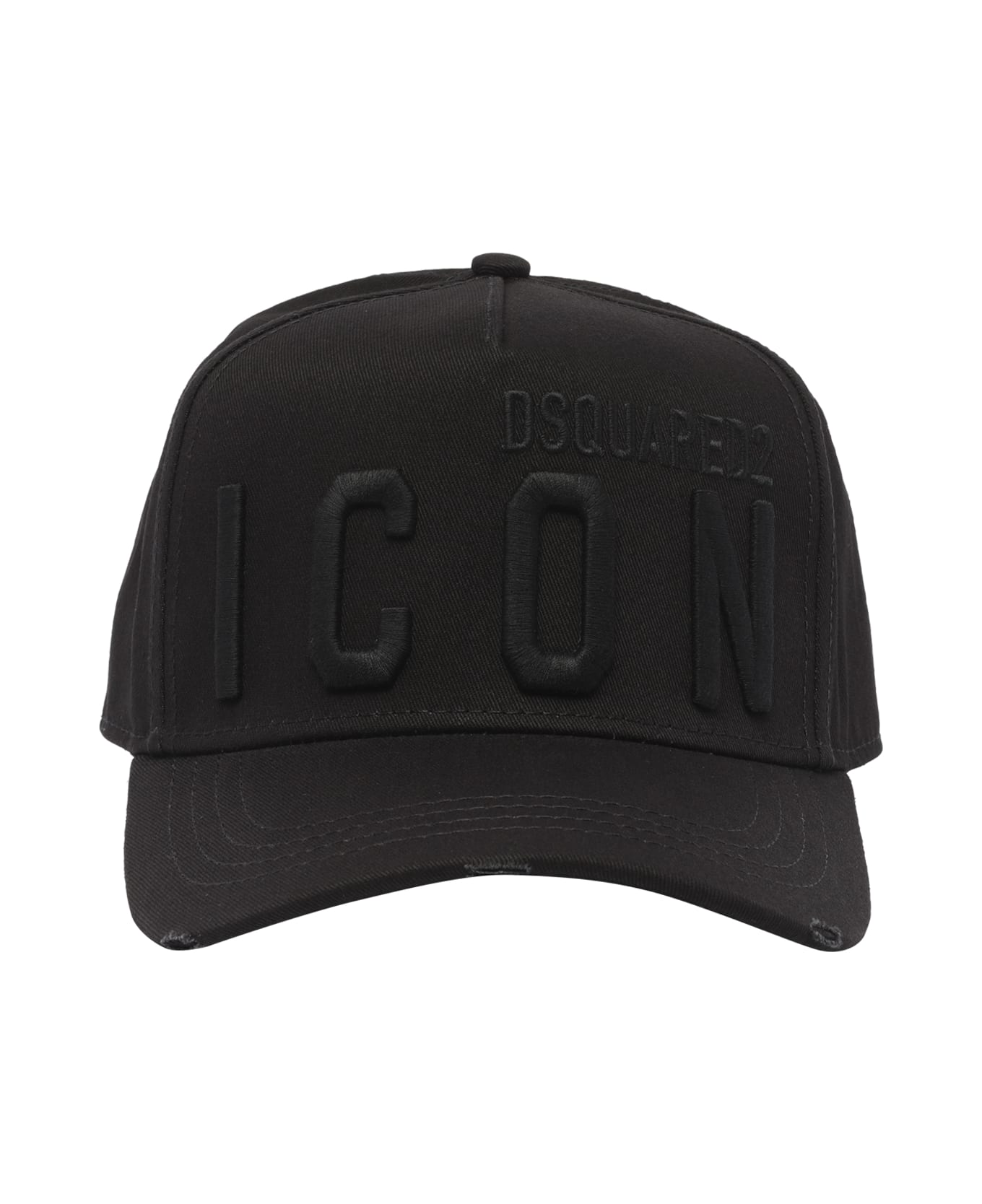 Dsquared2 Be Icon Baseball Cap - Black 帽子