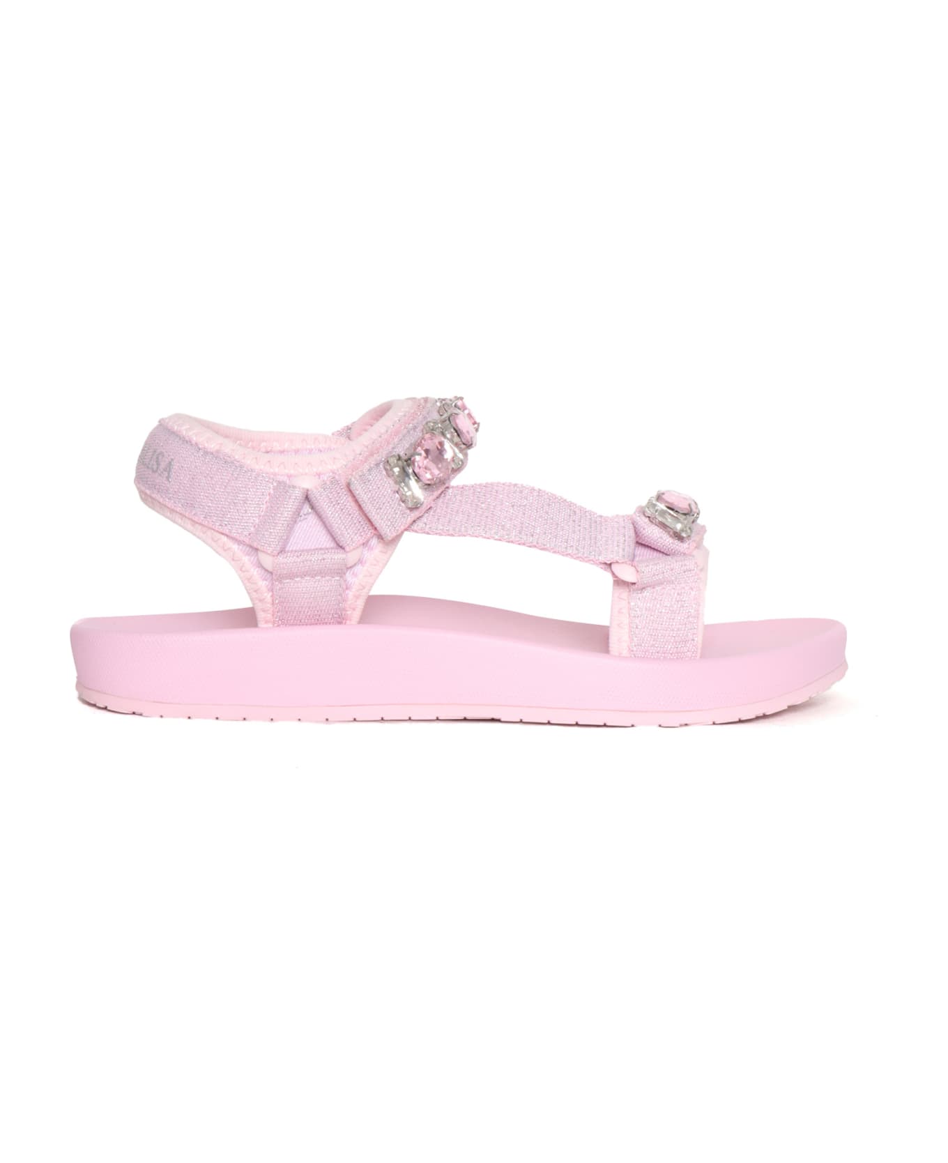 Monnalisa Pink Technical Sandals - PINK