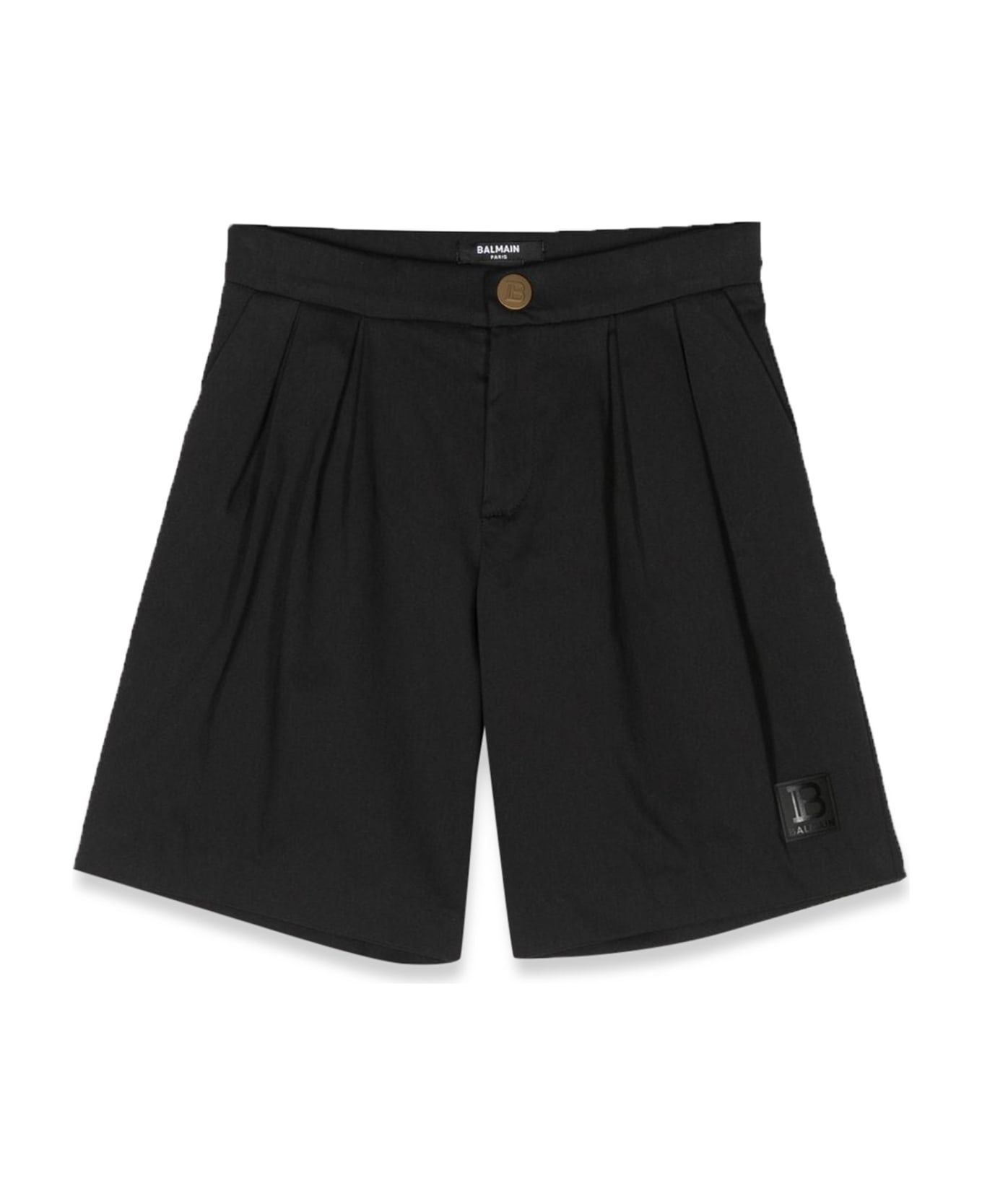Balmain Pinces Bermuda Shorts - NERO