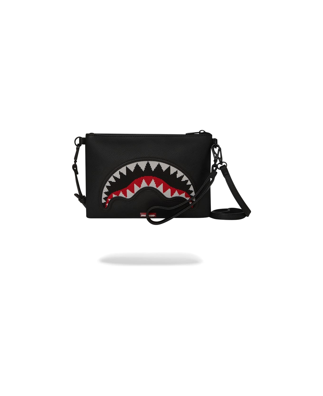 Sprayground Fly Knit Mouth Crossover Clutch - Black
