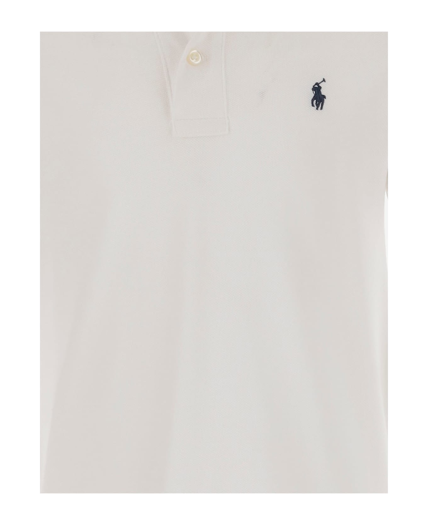 Polo Ralph Lauren Cotton Polo Shirt With Logo - White