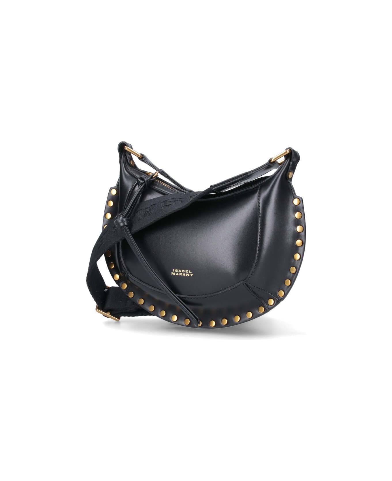 Isabel Marant Moon Leather Mini Bag - Black