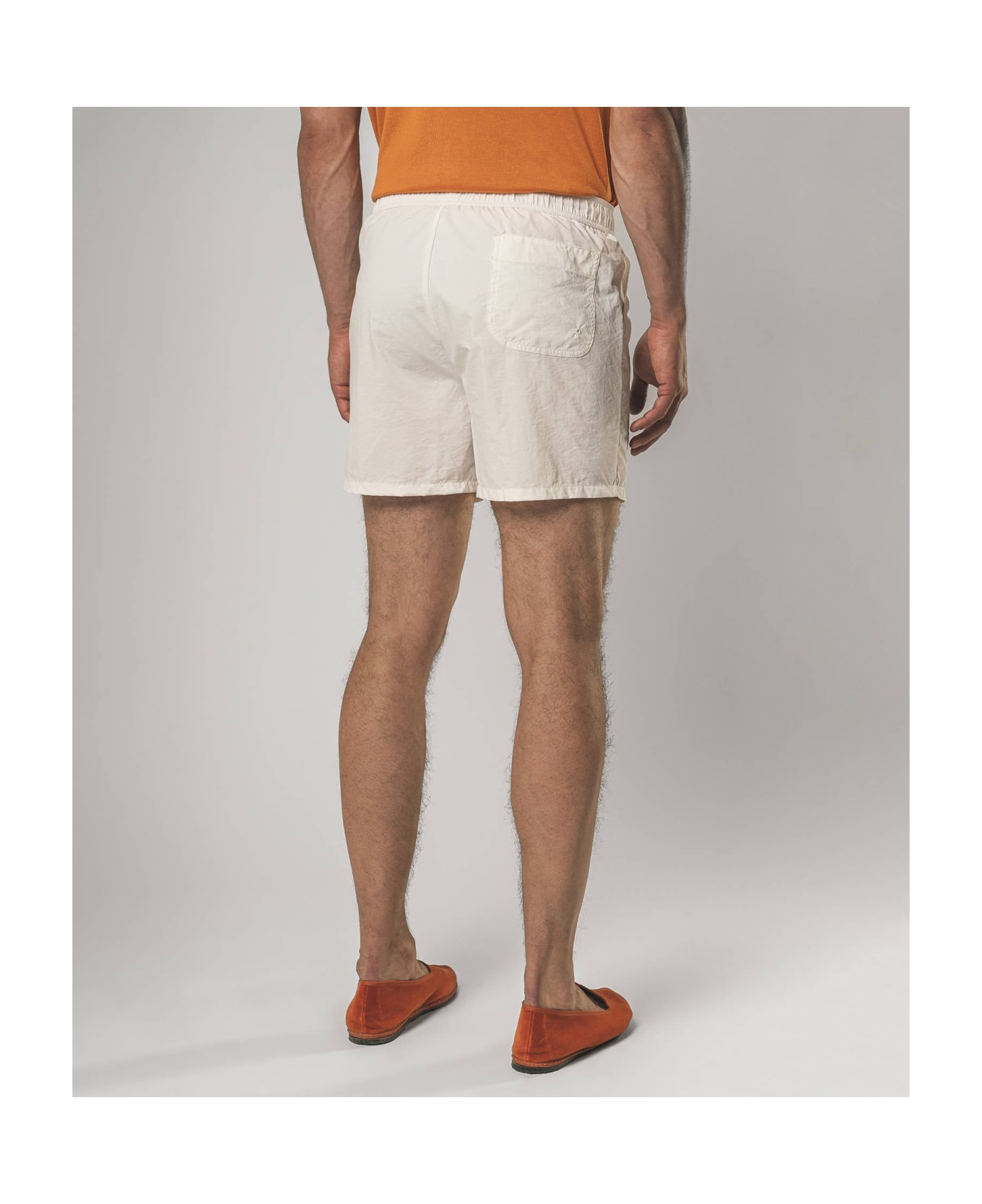 Larusmiani Swim Shorts Dorji Mare Swimming Trunks - White