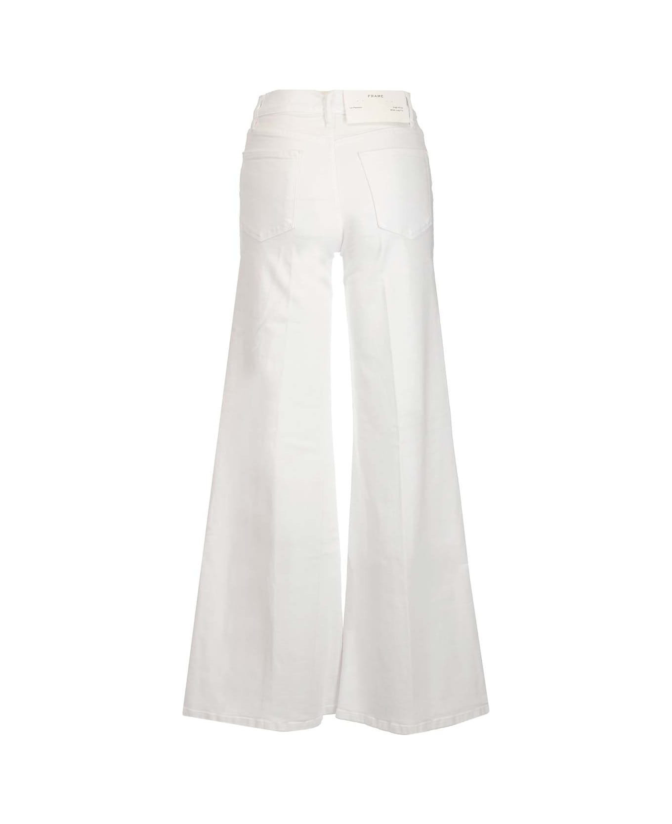Frame Flared Jeans - Blanc Blanc