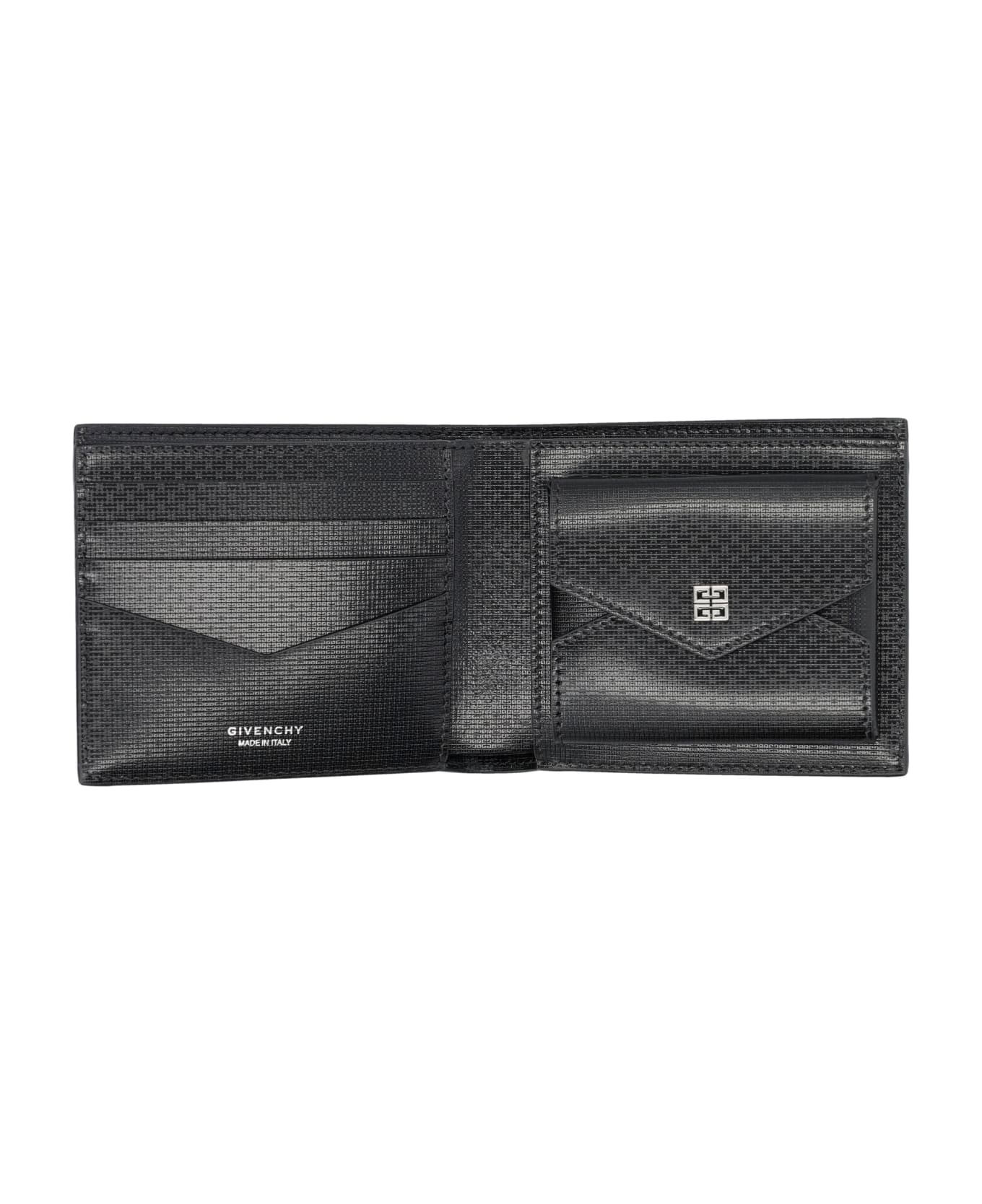 Givenchy 4cc Billfold Coin Wallet - BLACK 財布